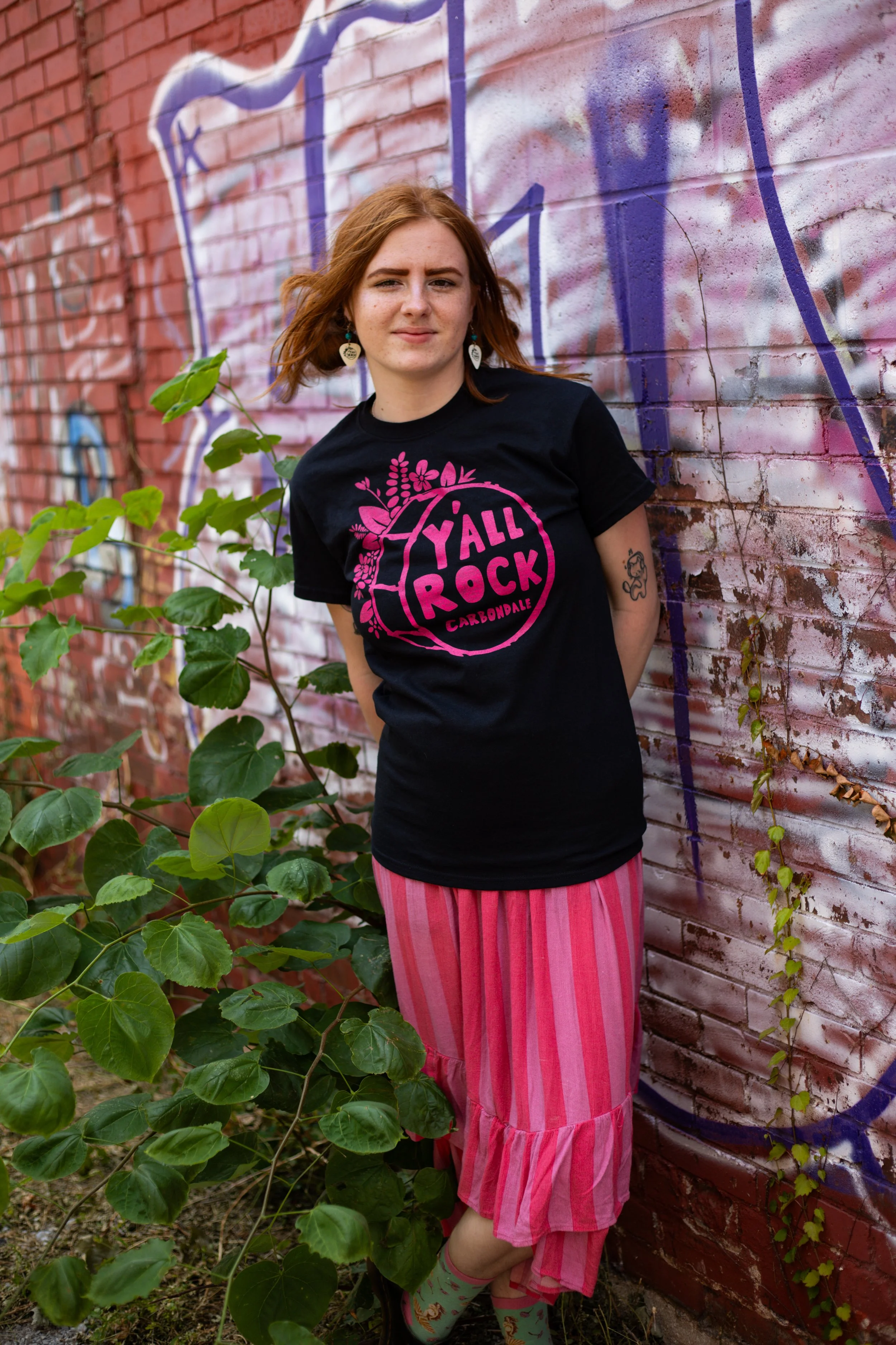 Black Drum Logo T Shirt