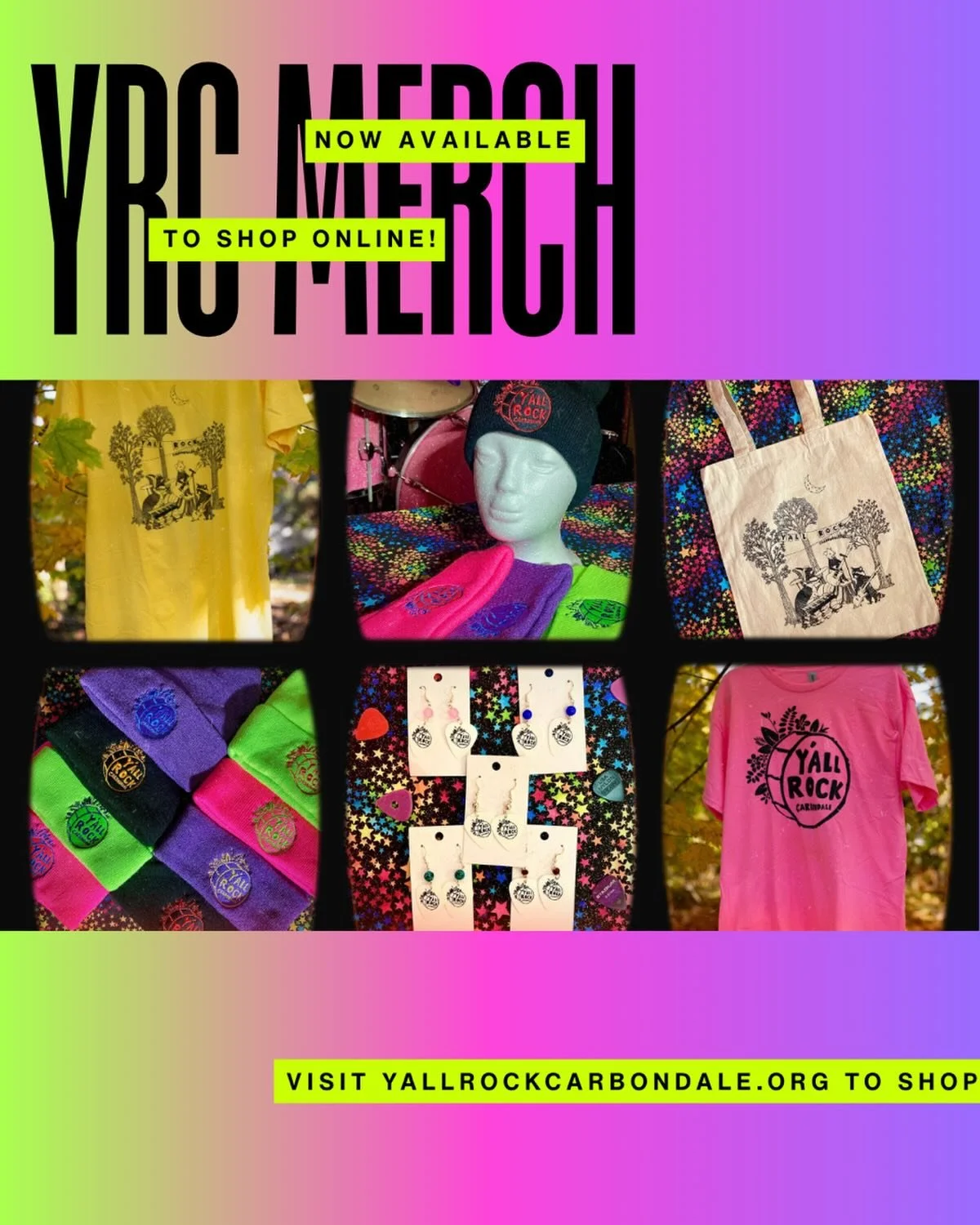 Hey y&rsquo;all! We launched a new website and are now selling our super cute merch online, just in time for holiday shopping. Selections are limited for now but we&rsquo;re excited to expand our merch offerings. Let us know what kind of merch you&rs