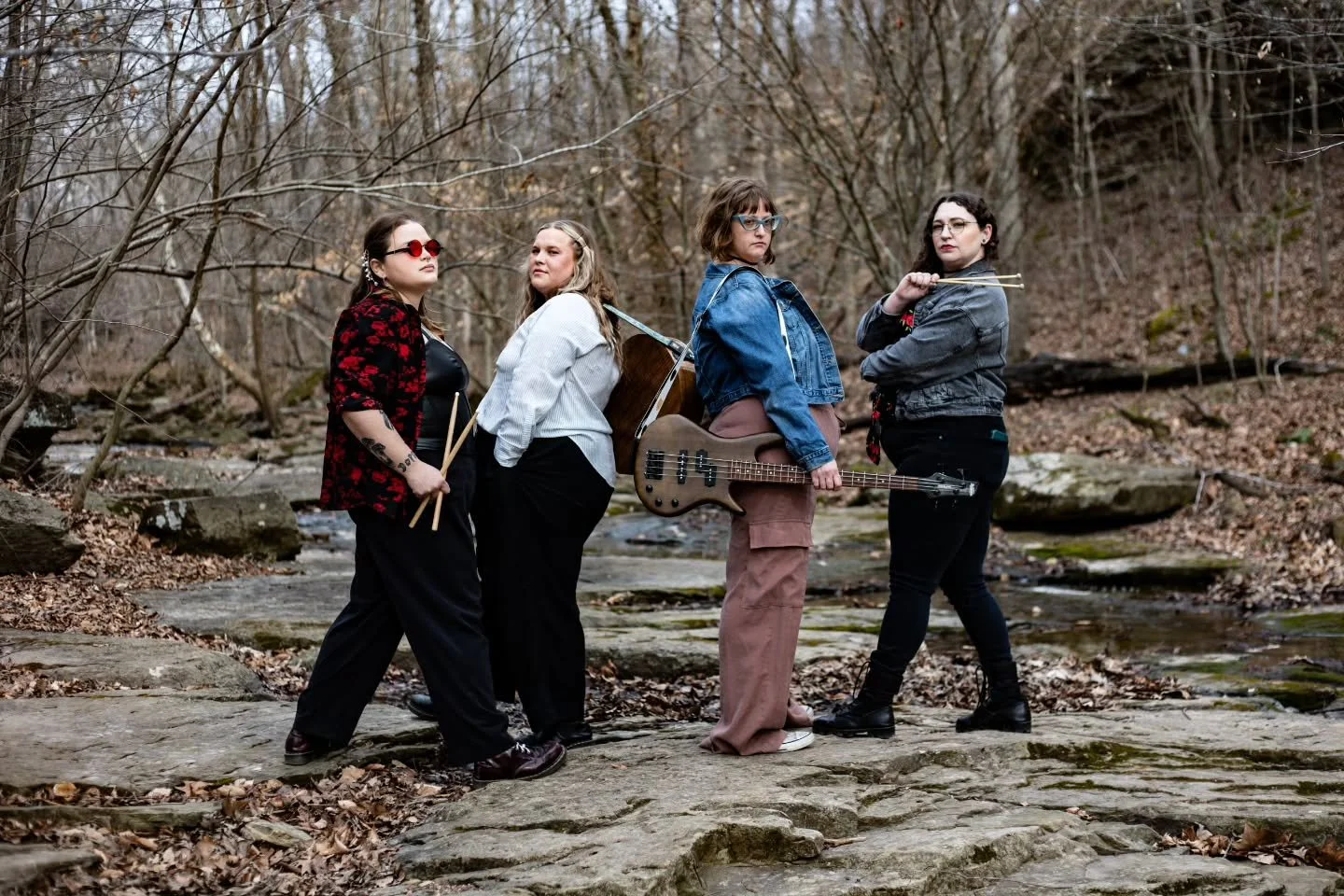 Each day this week we are highlighting the 6 bands that are participating in our biggest fundraiser of the the year, Rock Roulette! 

Rock Roulette gives women, trans, and gender non-conforming folks the opportunity to join a band, write music, and r