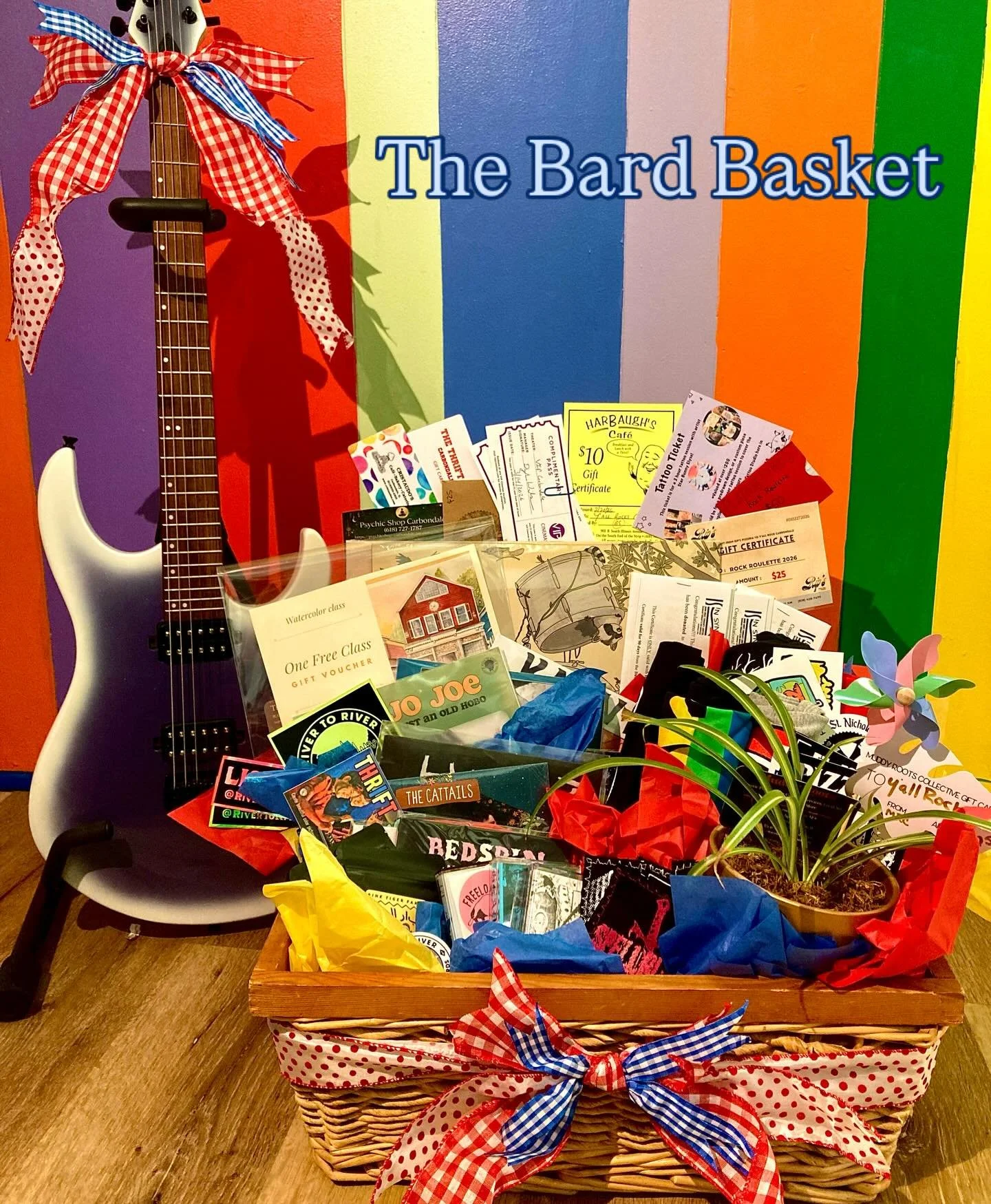 🎺🎺HEAR YE HEAR YE🎺🎺

Listen to how you could win these amazing treasures at our Rock Roulette Showcase this Saturday at @thehangar9 

We have 3 incredible prize drawing baskets each worth over $1000!! Buy tickets during the showcase and stay til 