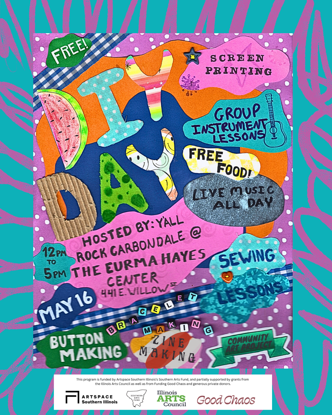 DIY Day presented by Y'all Rock Carbondale!