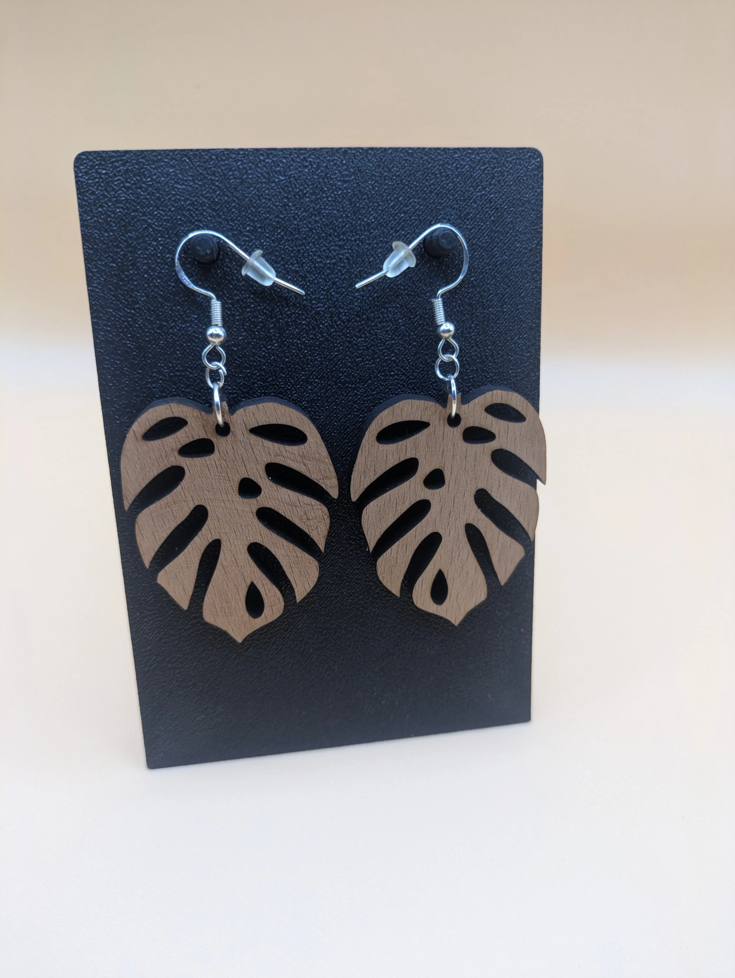 Boucles d'oreilles bois