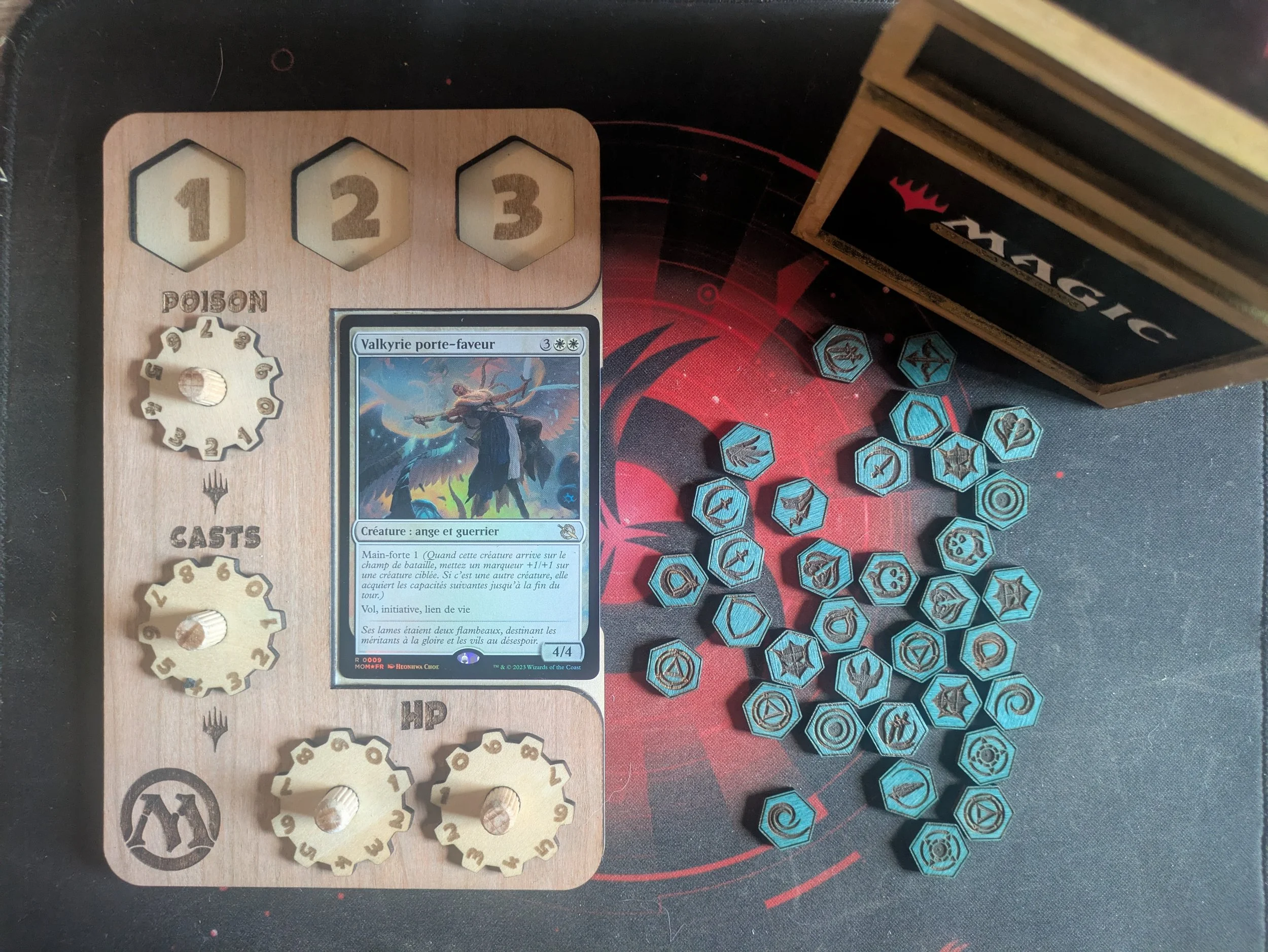 Base de commandement pour Magic the gathering