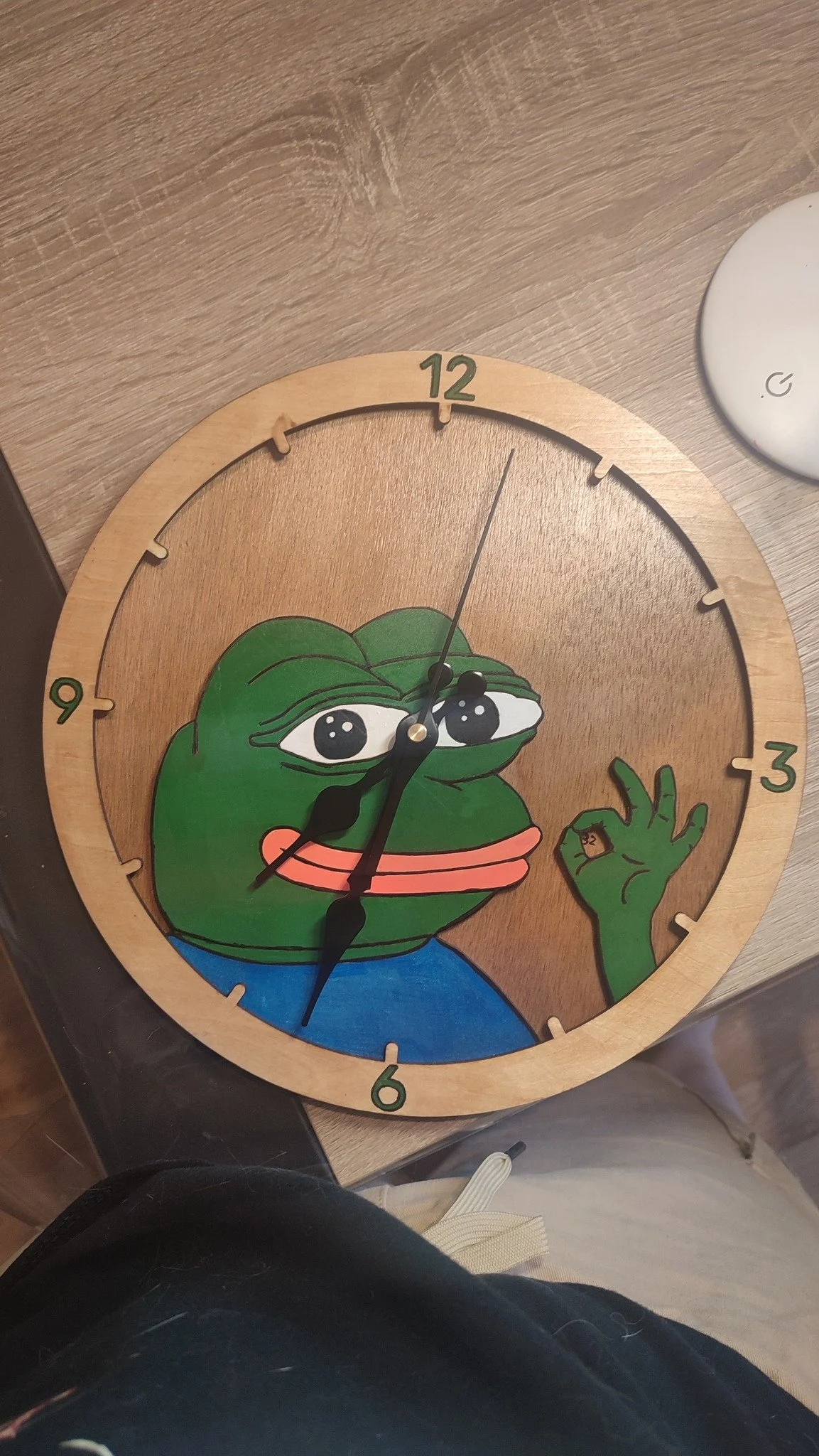 Horloge Pepe Frog