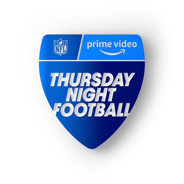 NFL logo with Prime Video logo, promoting Thursday Night Football.