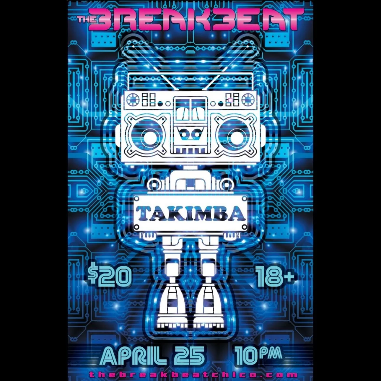 @takimbamusic is making a special trip from Portland to The Breakbeat April 25th to keep the funky fresh vibes spinning all night!