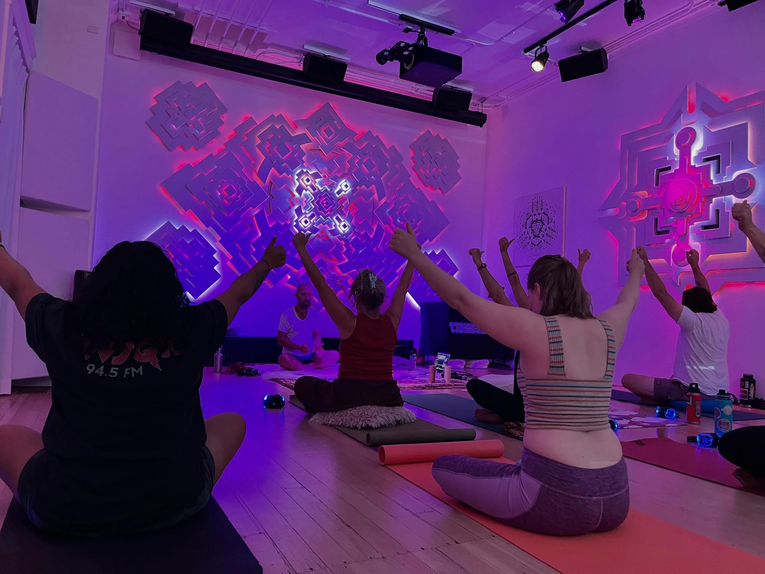 Yoga at The Breakbeat was a transformational confirmation of spatial vibration.  Amazing energy brought by all.  Thank you @k80jane05  @cheneylarue for a fantastic Kundalini session!  #yogatbreakbeat