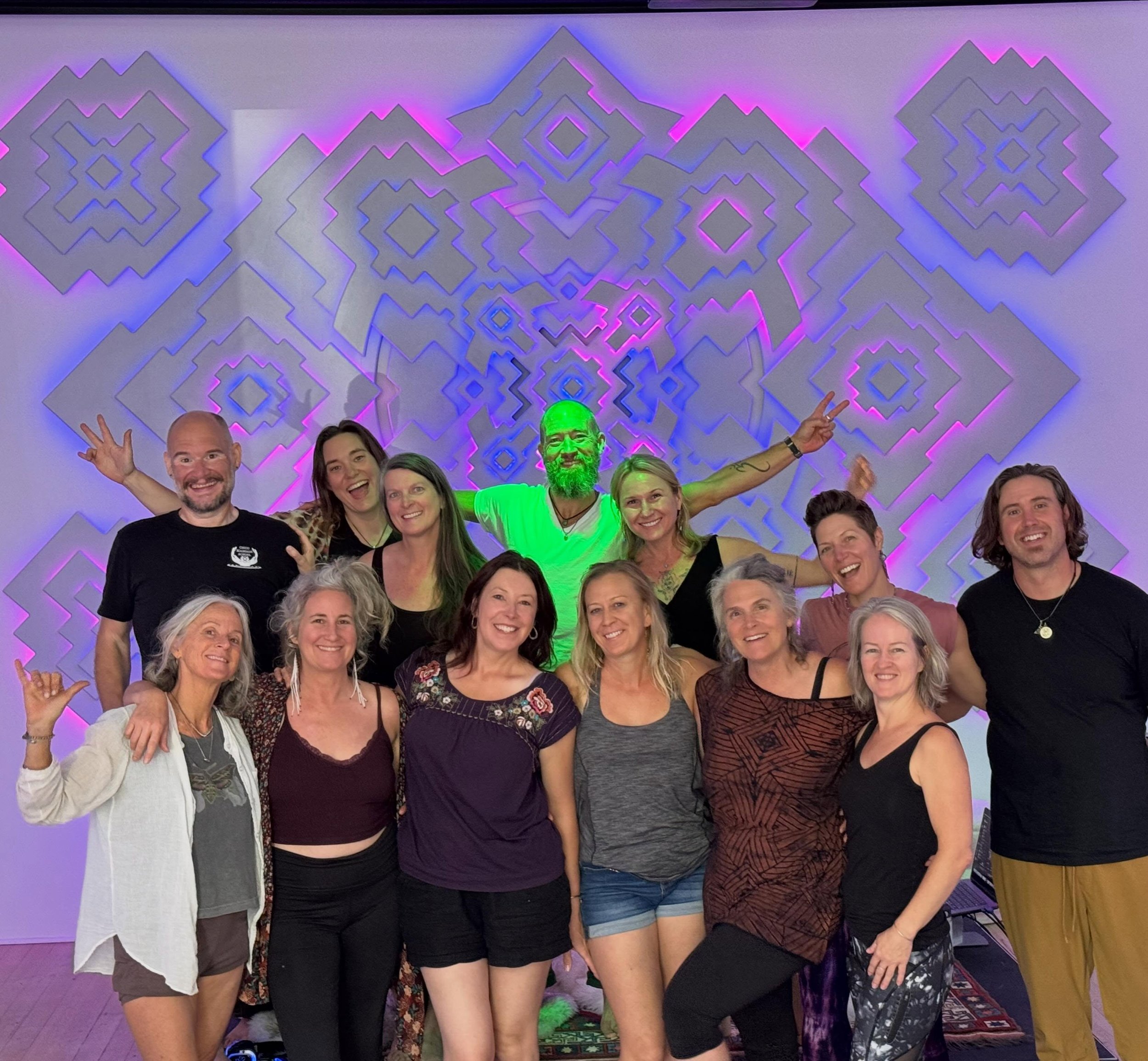 Another incredible immersive yoga session with @katie_larue_ohc @cheneylarue and an amazing collection of humans! Thank you everyone!