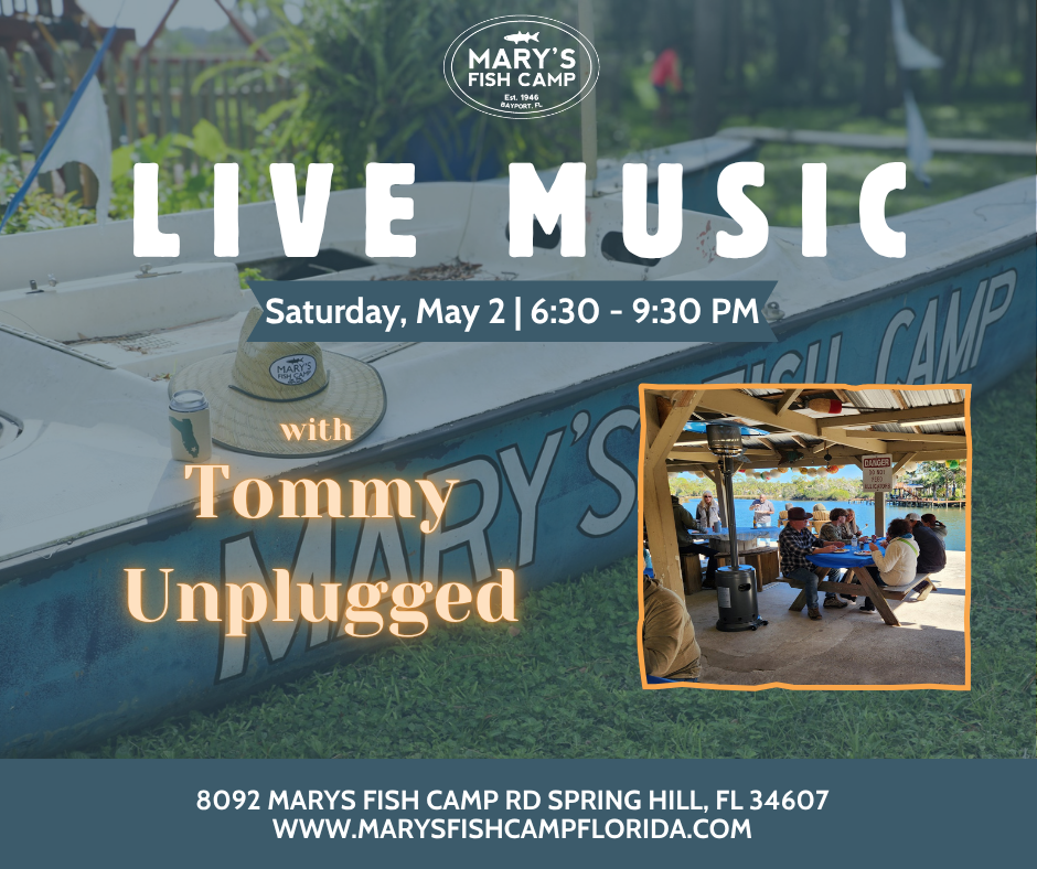 Live music with Tommy Unplugged