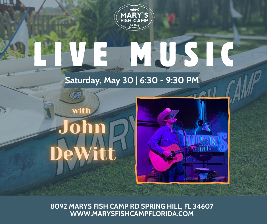 Live music with John DeWitt