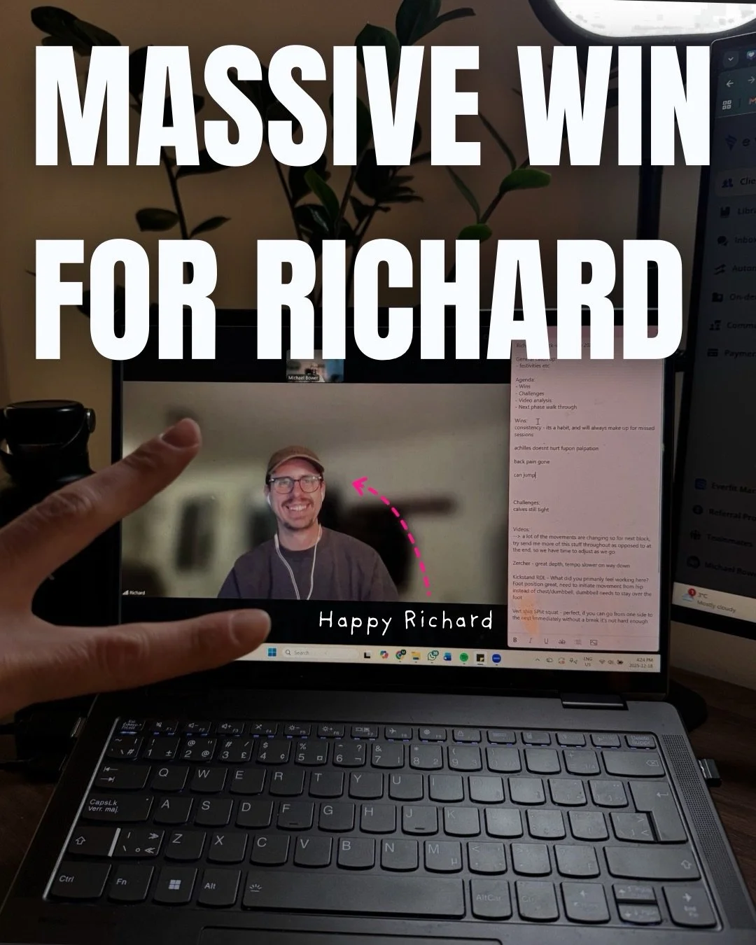Last week, I checked in with @rbl_30 to see how training was going&hellip;

Turns out, pretty well 🤷🏻&zwj;♂️

We&rsquo;re building a body that can do the things that make life meaningful. Like pond hockey with the guys, or running up the stairs, an