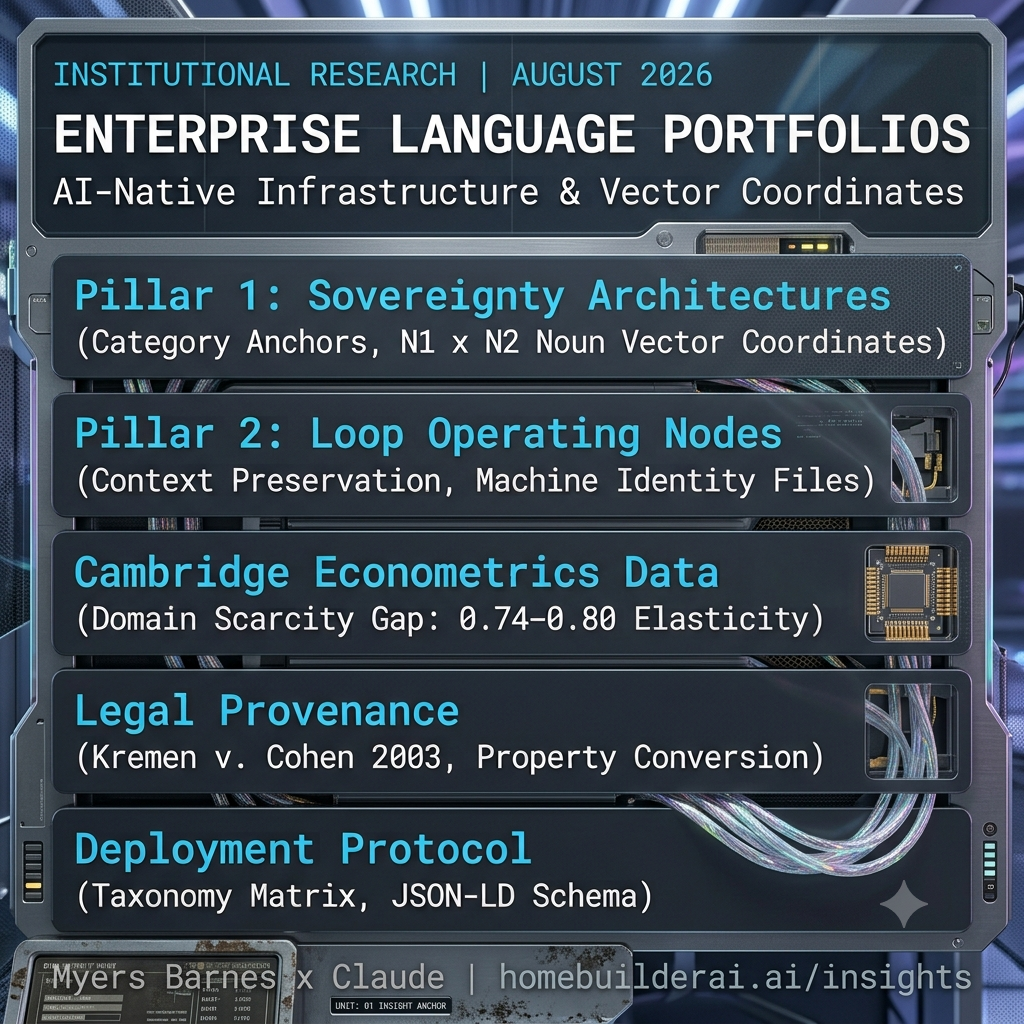 Enterprise Language Portfolios - Vector Coordinates and AI-Native Infrastructure Framework by Myers Barnes x Claude