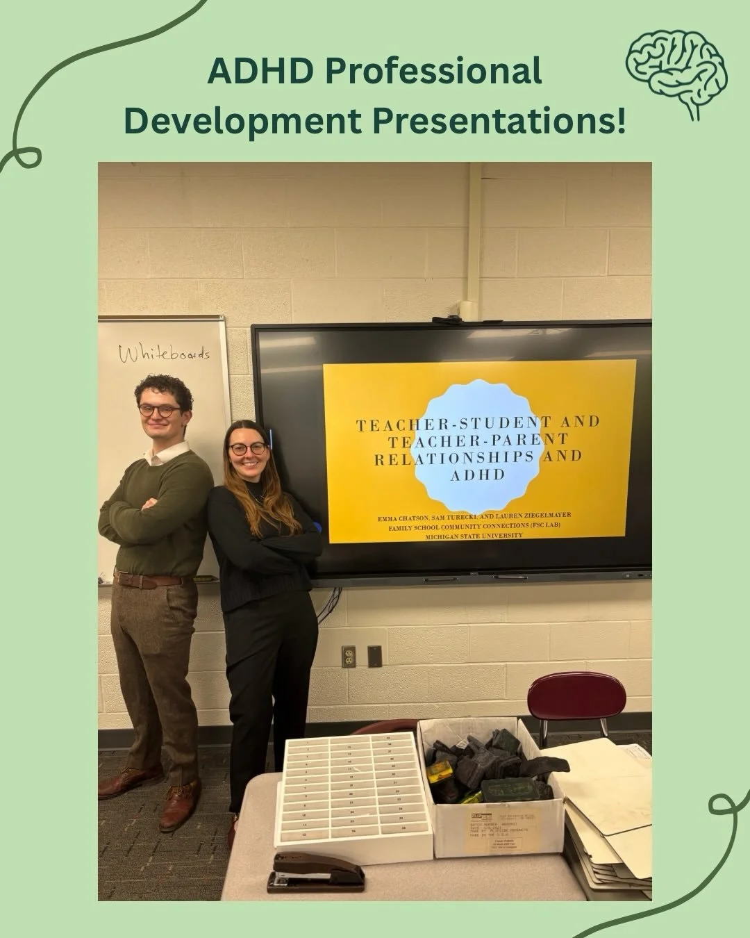 The FSC Connections lab started the year off strong with leading two professional development presentations - &ldquo;Teacher-Student and Teacher-Parent Relationships and ADHD&rdquo; and &ldquo;Understanding ADHD Through the New Executive Functioning 