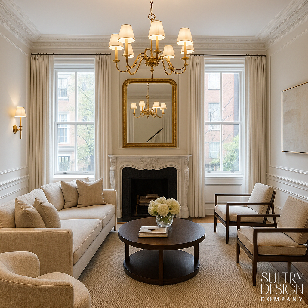 Sultry Design Company Brandon Vasquez - Upper East Side Living Room 1