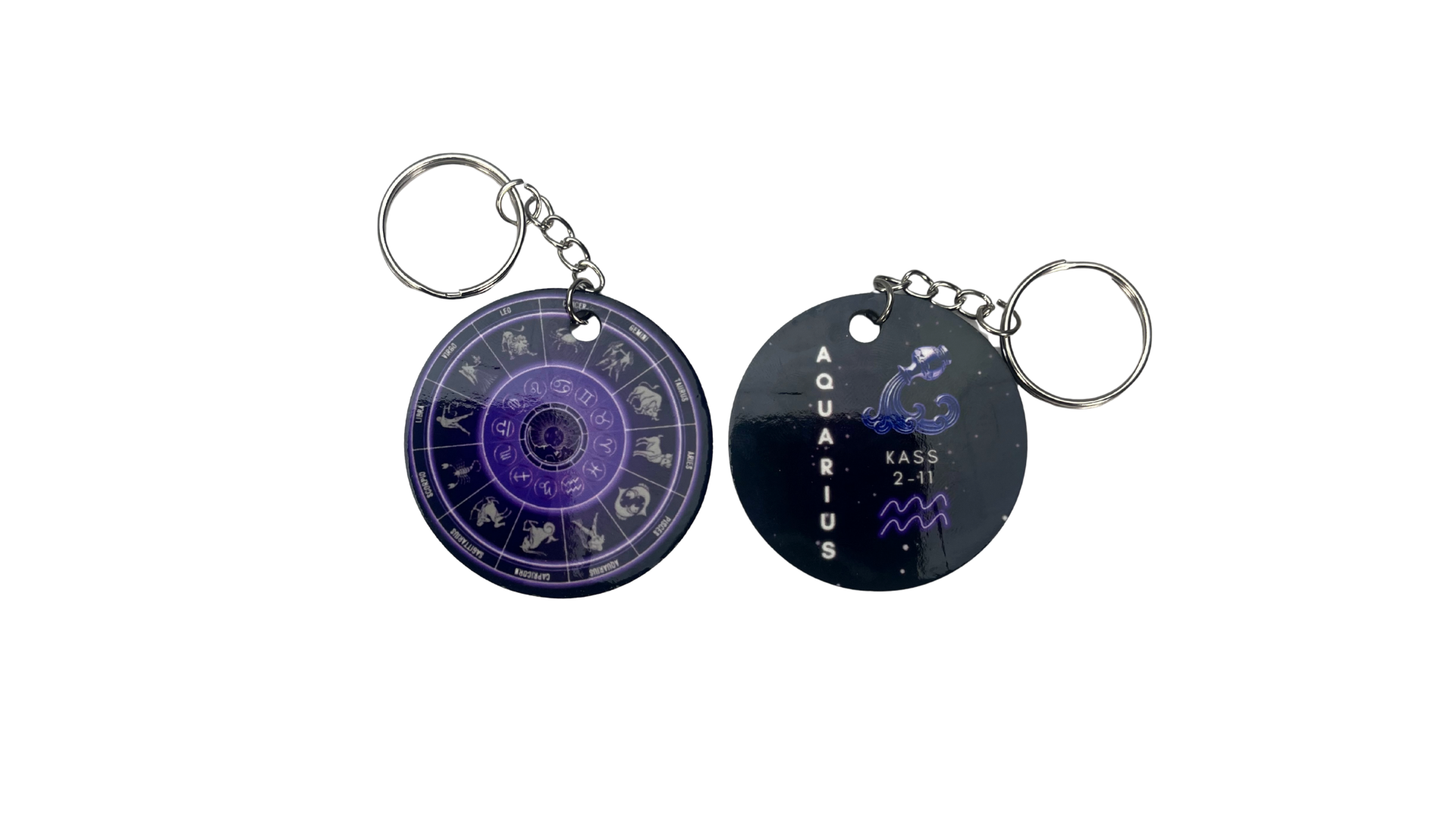 Customizable Zodiac Key Chain