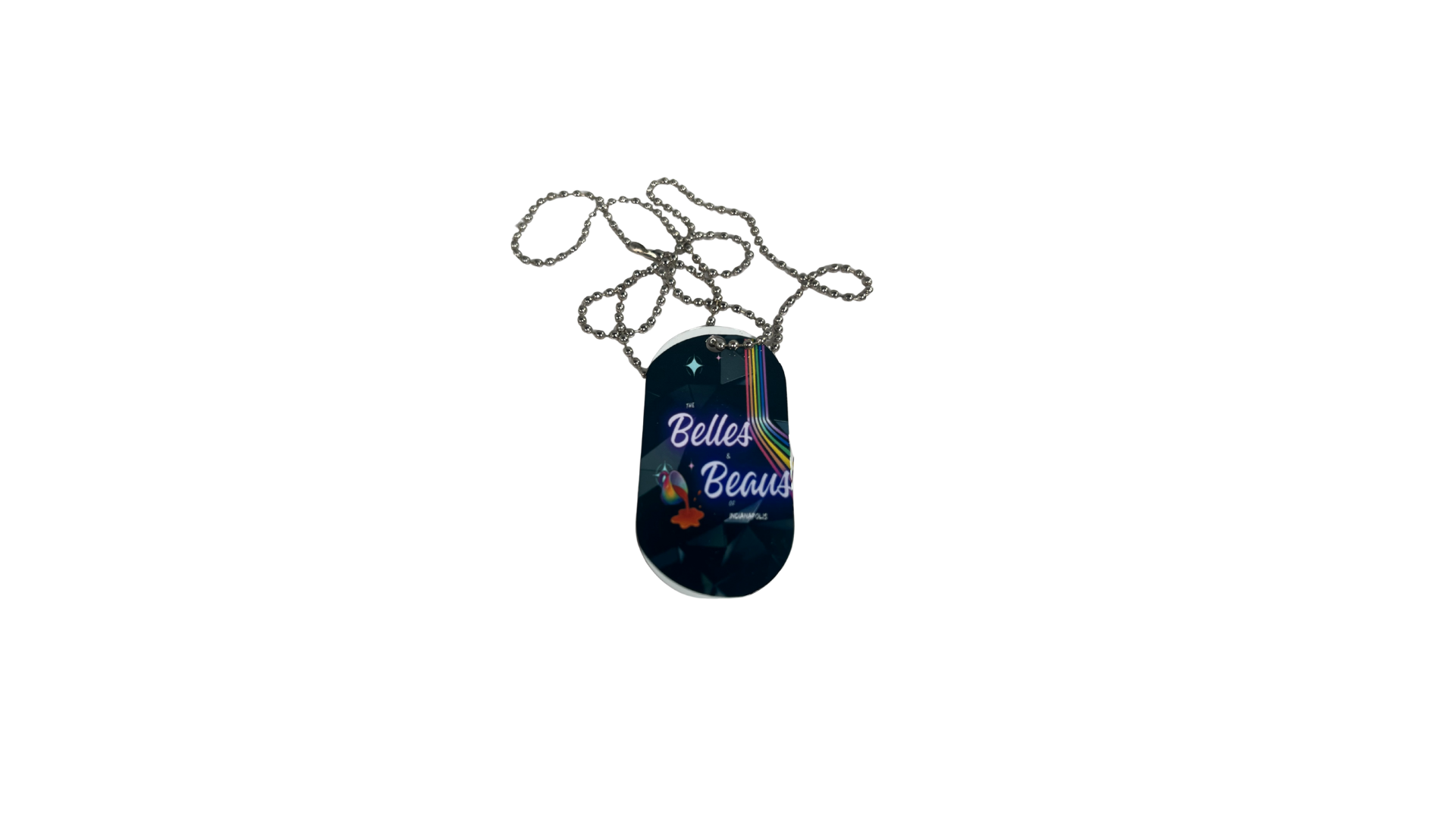 Belles and Beaus Acrylic Dog Tag