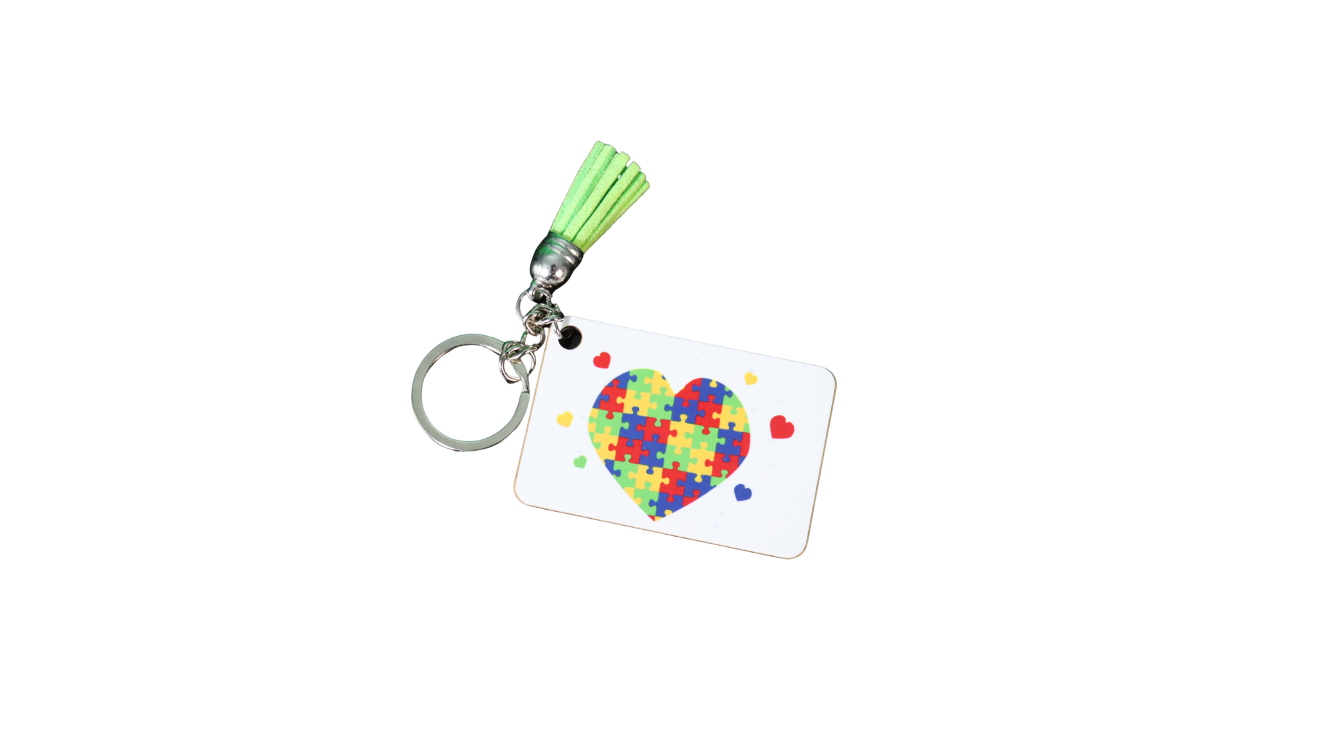 Autism Awareness Puzzle Heart Keychain – Havvard Productions