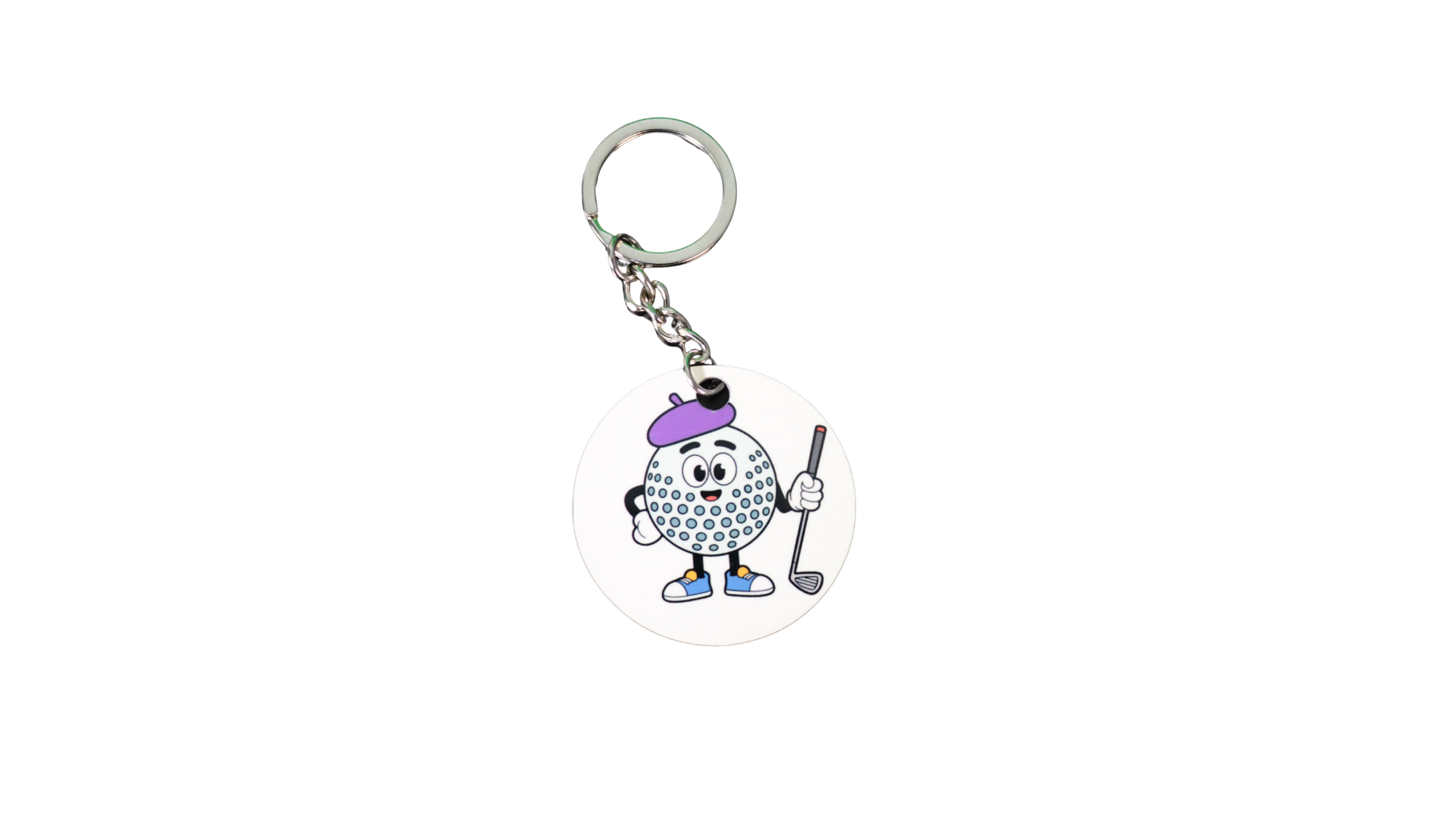 Golf Ball Character Keychain – Havvard Productions