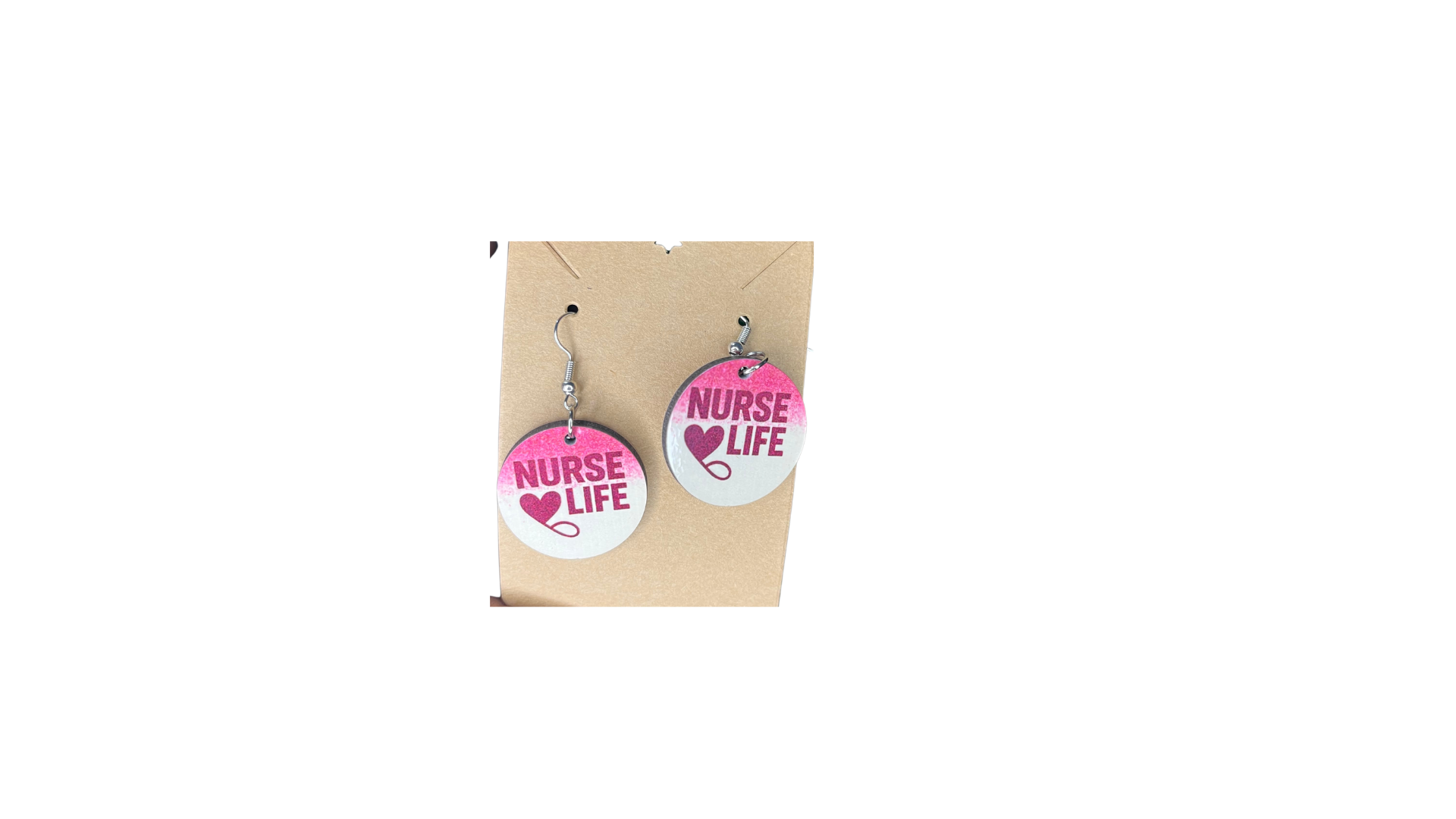 Nurse Life” Sublimation Earrings
