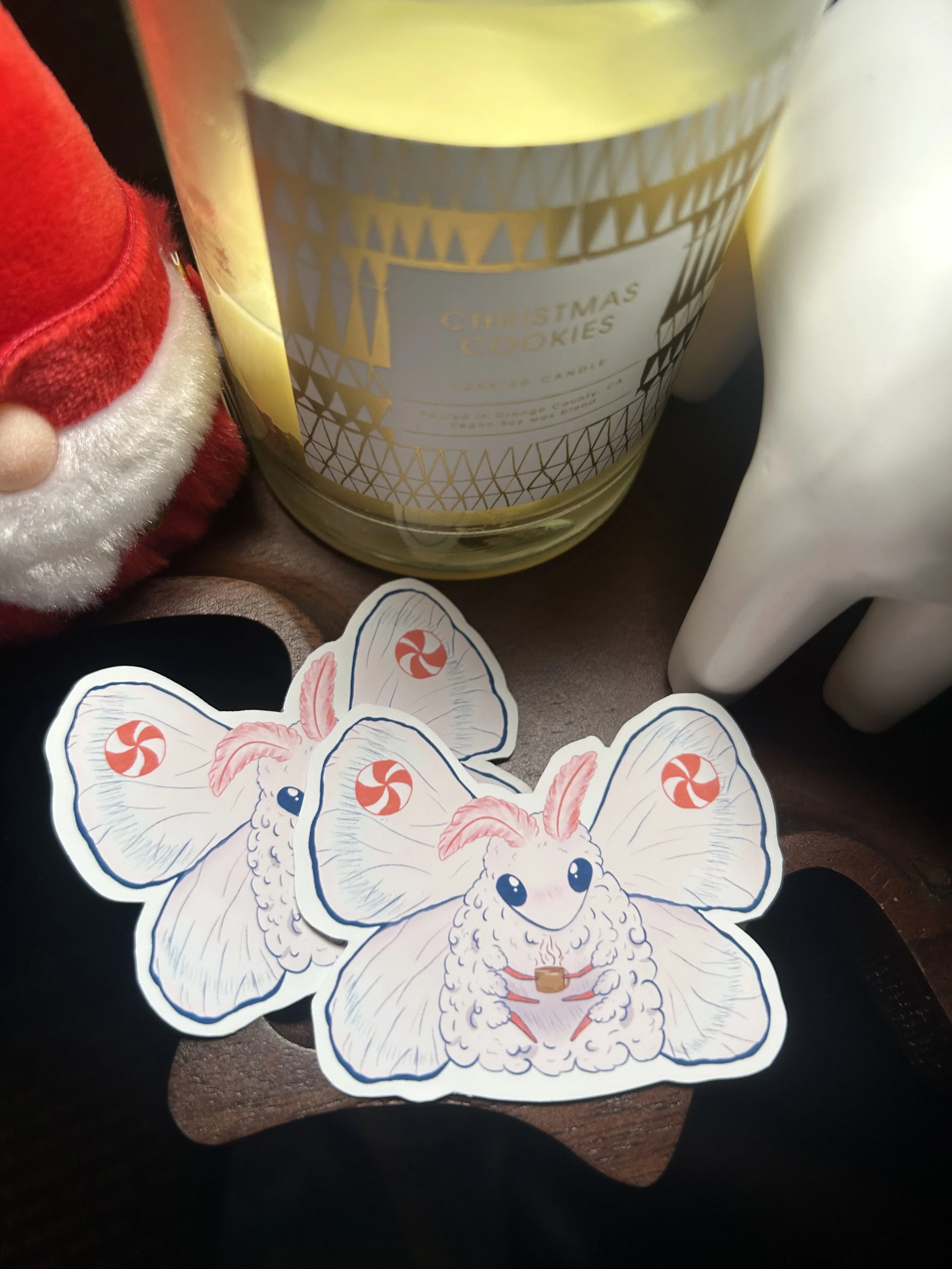 Minty Moth Sticker