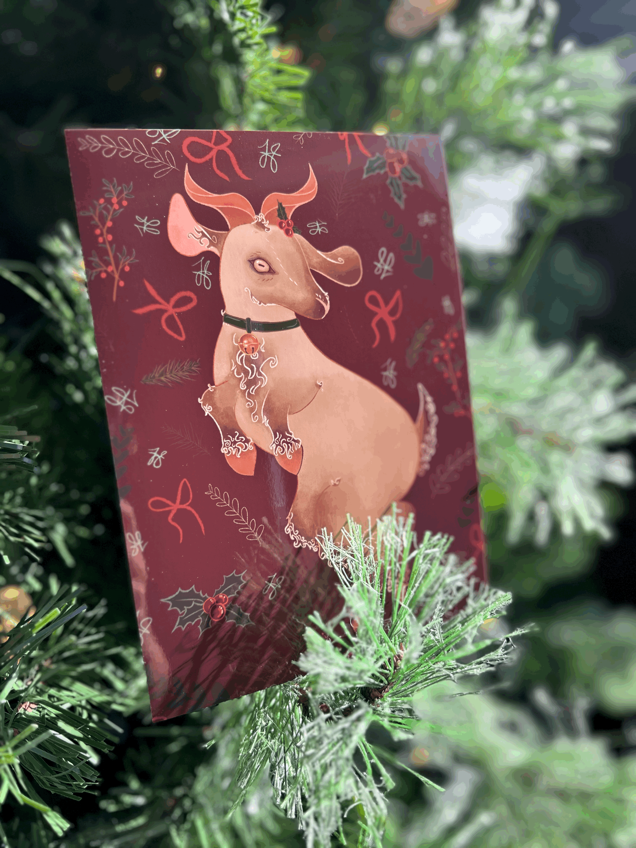 Yule Goat Print