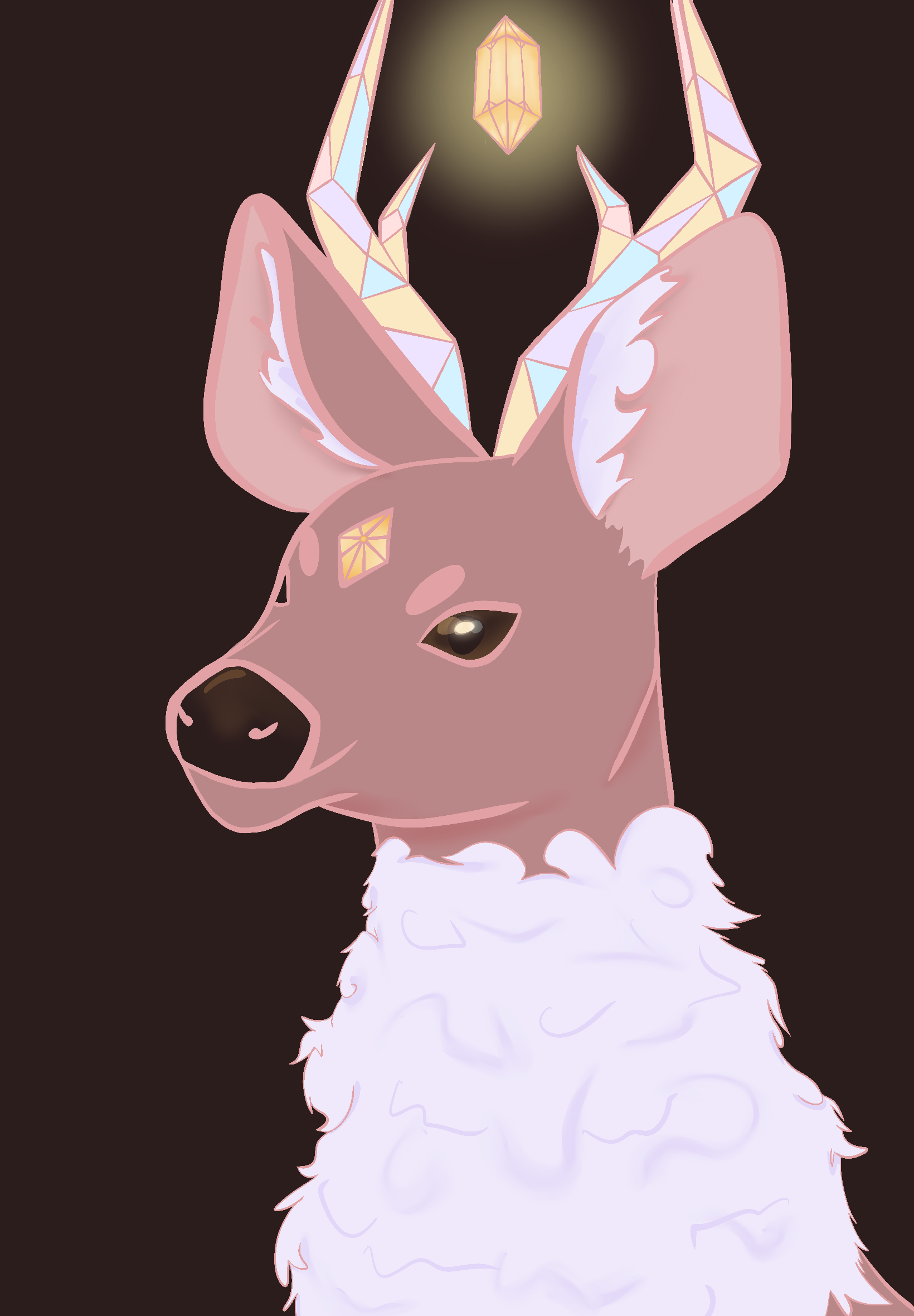 Crystal Deer Print