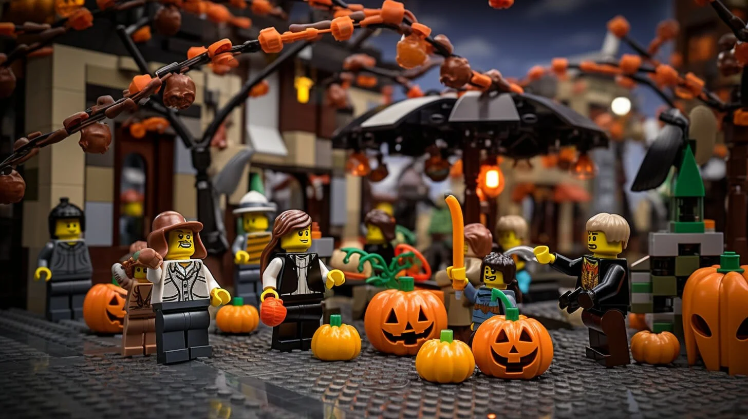 LEGO Haunted House Building Activity