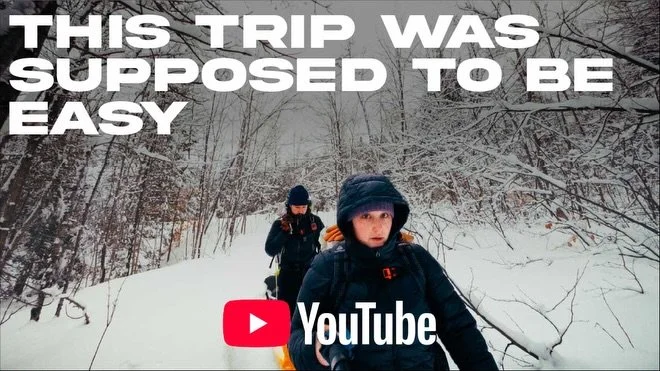 NEW on YouTube - BTS from my newest winter camping episode featuring T! I&rsquo;ve spent the whole season getting the tent and gear dialed to bring her out for her first winter trip.. I did promise an easy trip&hellip; and on paper the trip was easy!