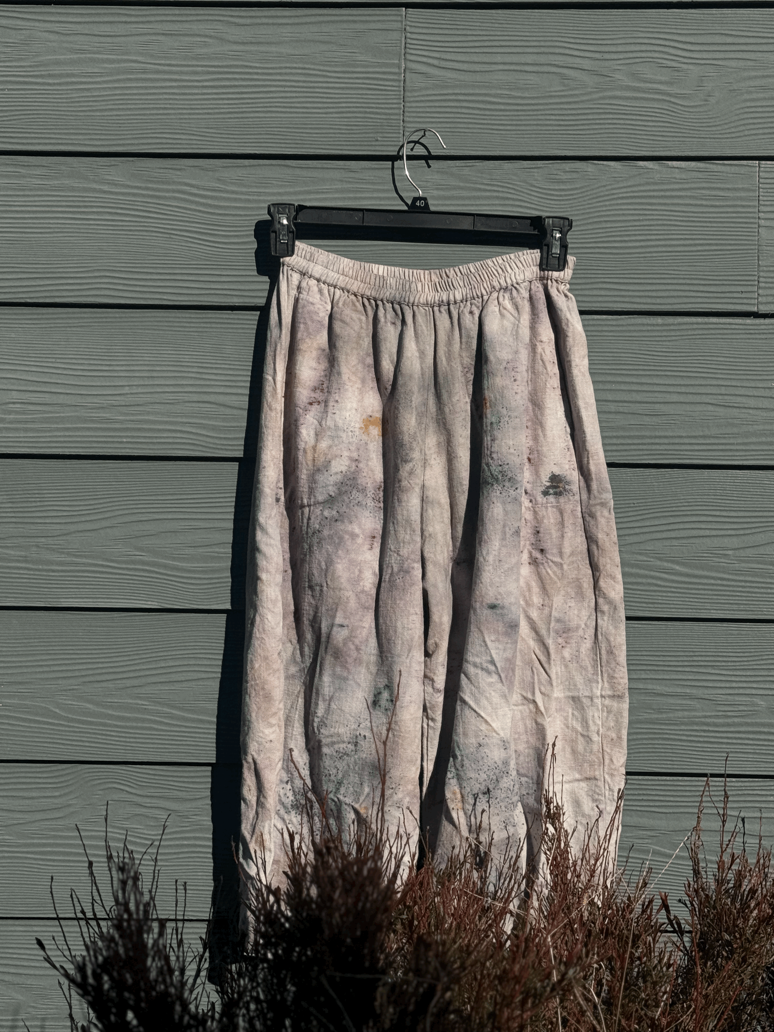 Naturally Dyed Cropped Pant