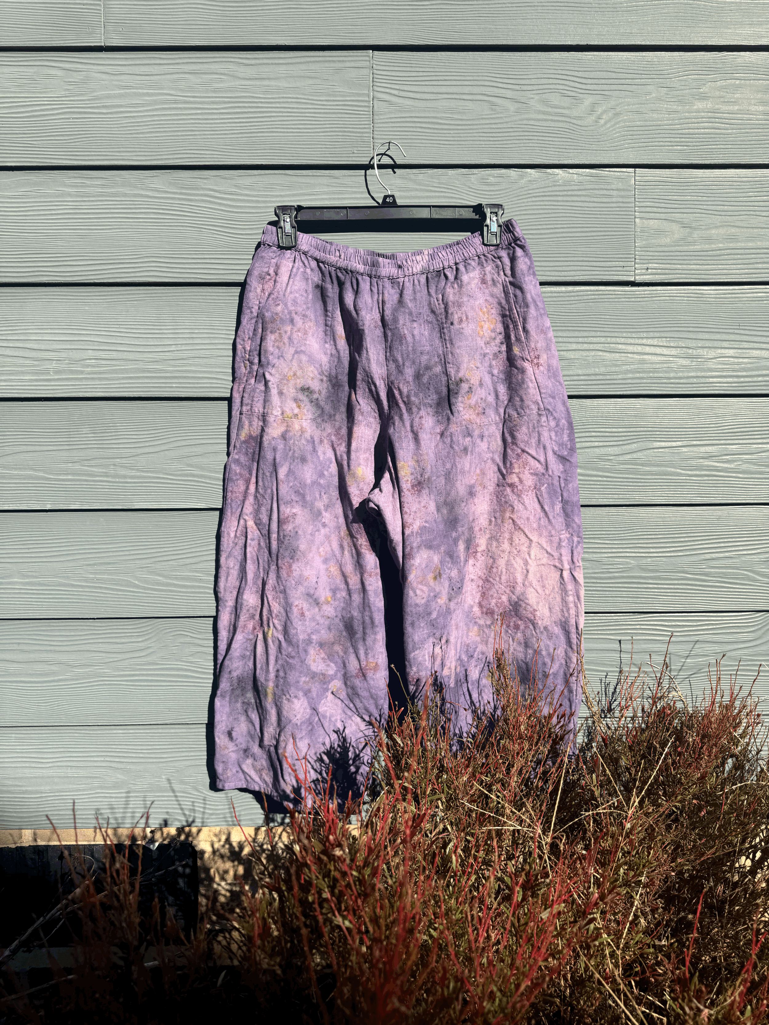 Naturally Dyed Cropped Pant