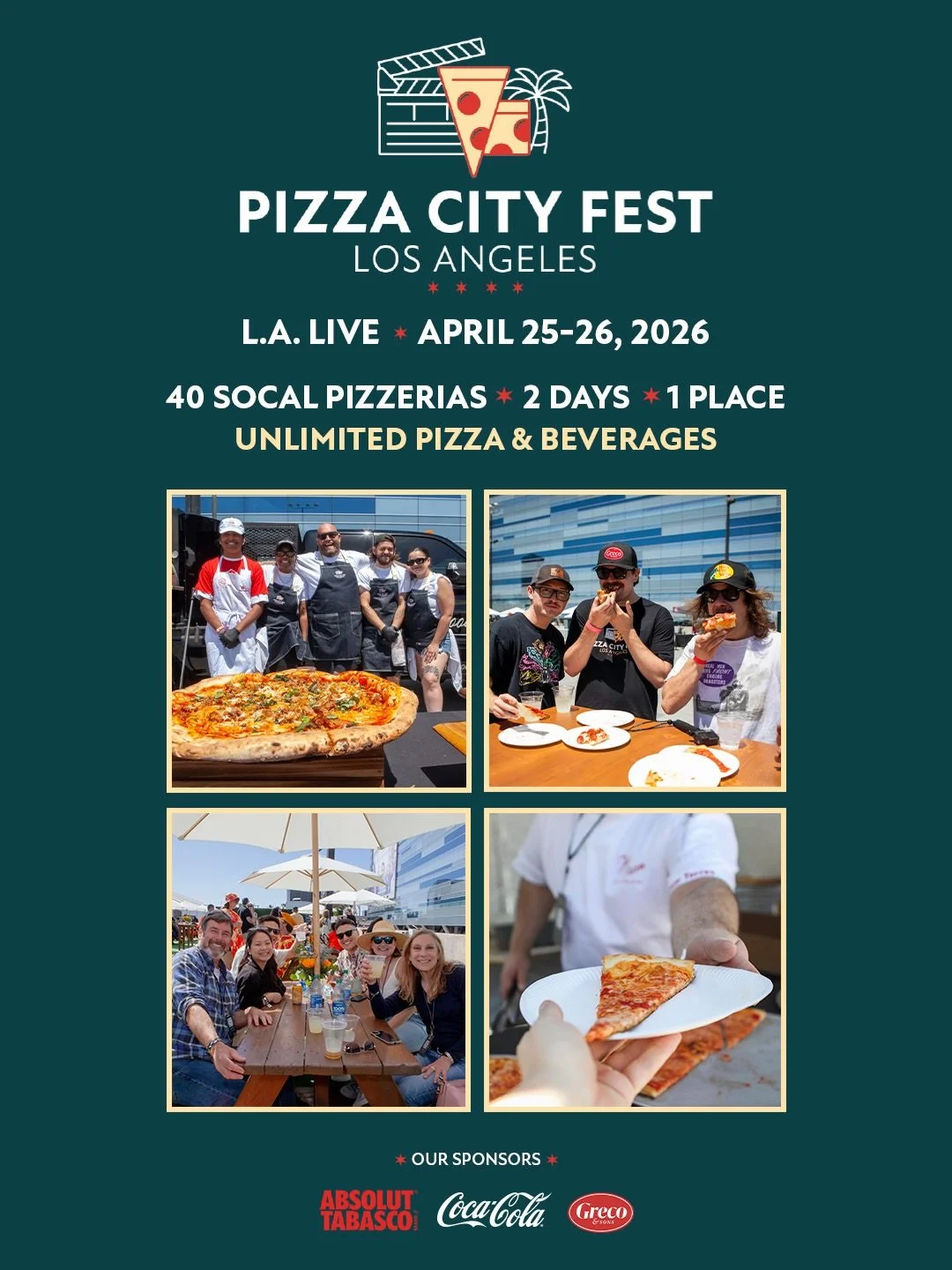 We are excited for @pizzacityfest this weekend where Fat Nattys will be serving our signature Sweet Heat on Saturday, alongside 20 of the best pizzerias in LA! Check out the schedule and grab tickets at the link in my bio! 

And if you happen to like