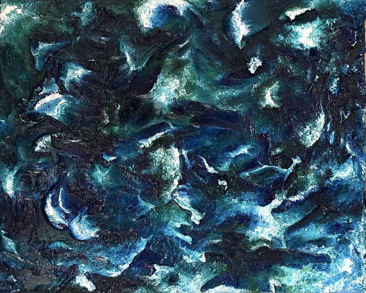 acrylic on canvas, 24"x32", 2024