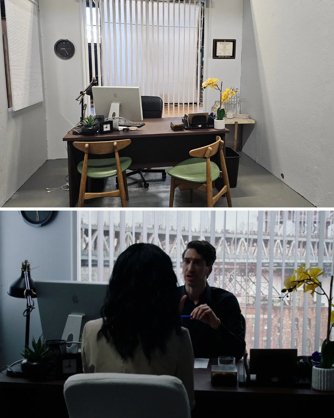What the crew sees vs what the audience sees ✨

📸 Credit
BTS Photography by @val_gyorke_film 
Stills from "Pick A Door," 2026