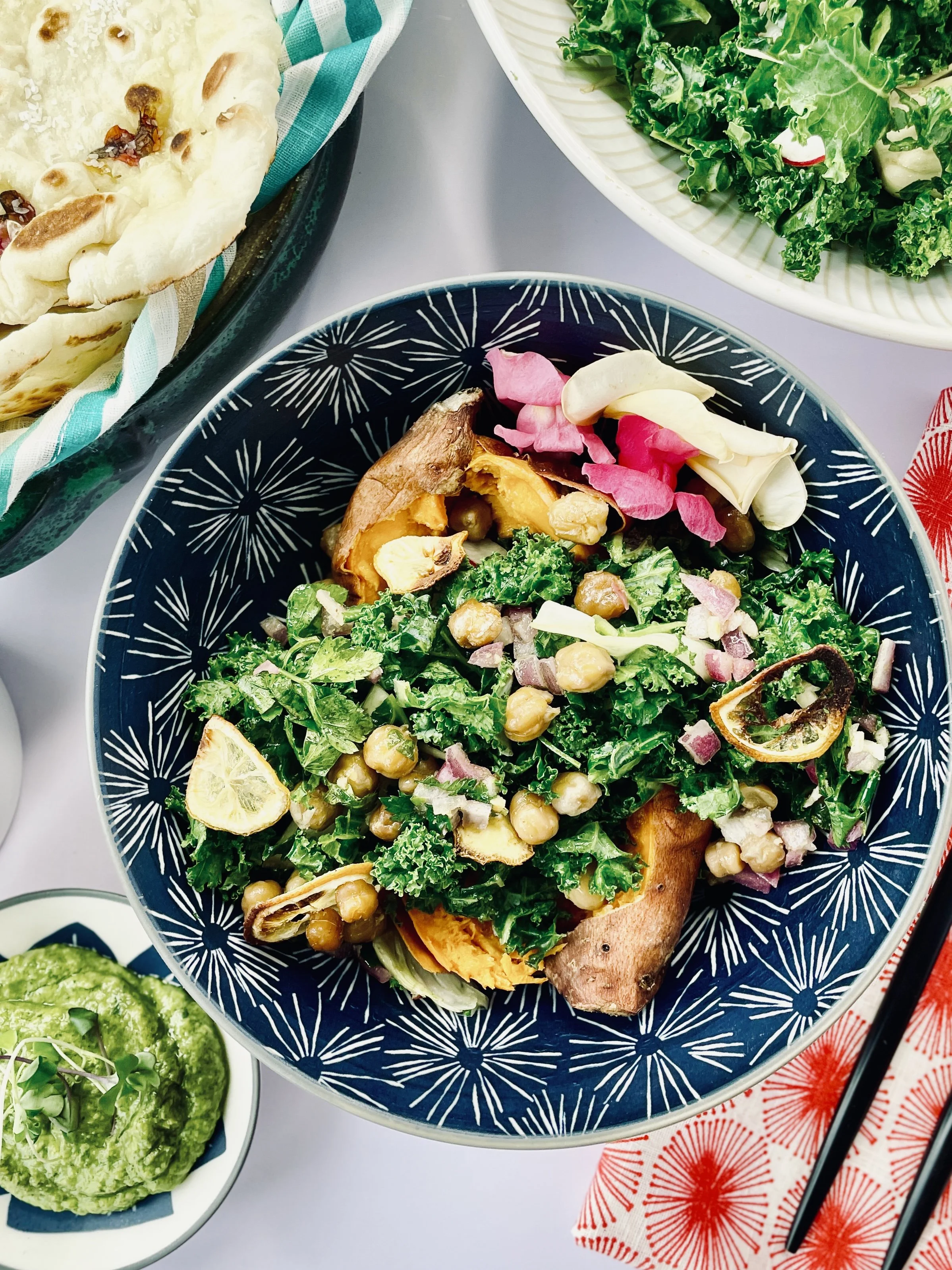 Goddess Slaw with Sweet Potato