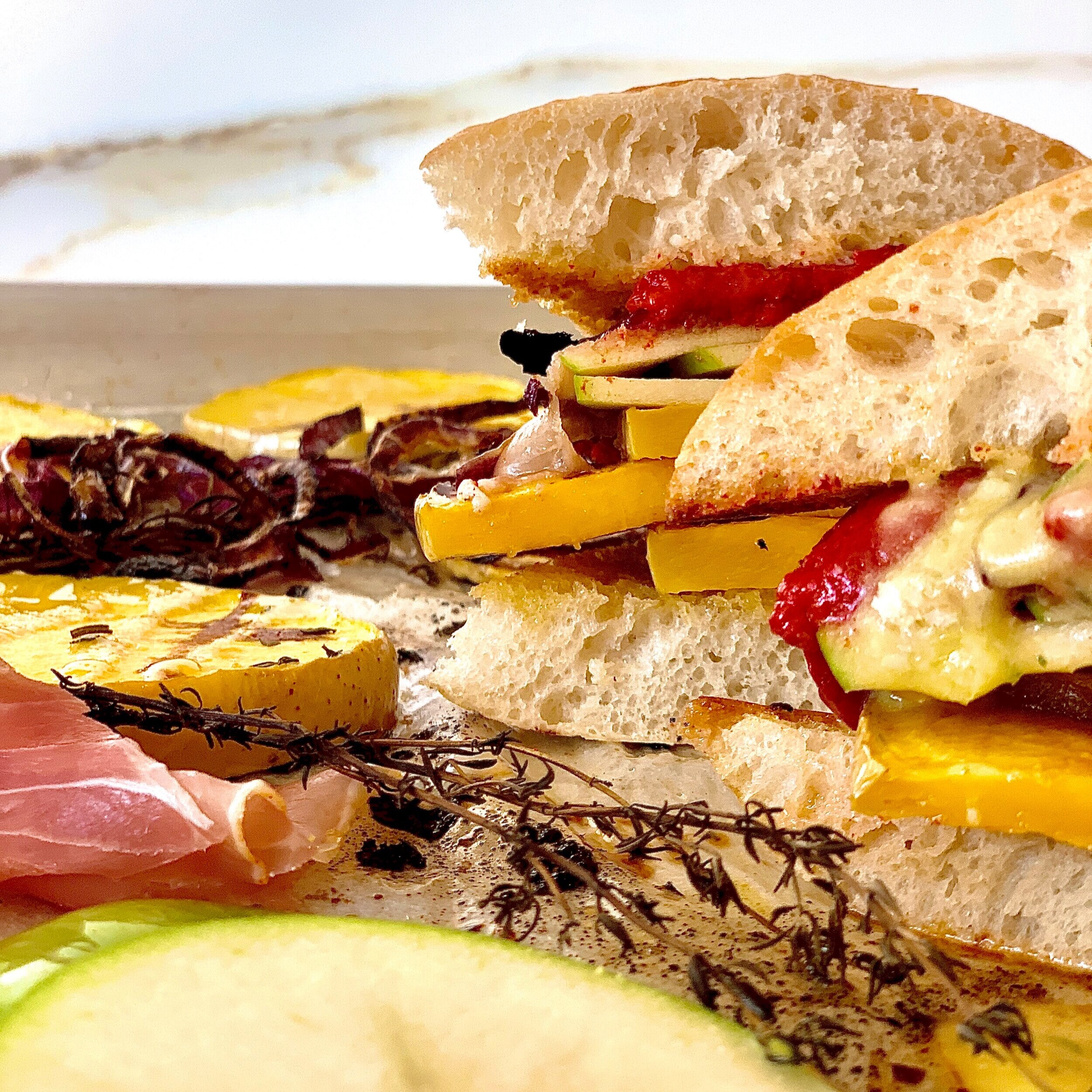 Roasted Butternut Sandwich