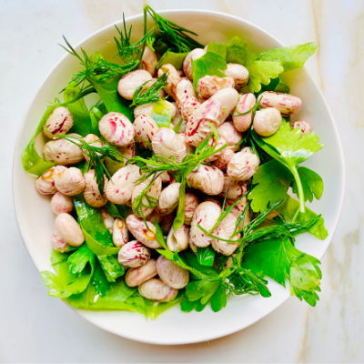 Celery White Bean Salad w Blue Cheese