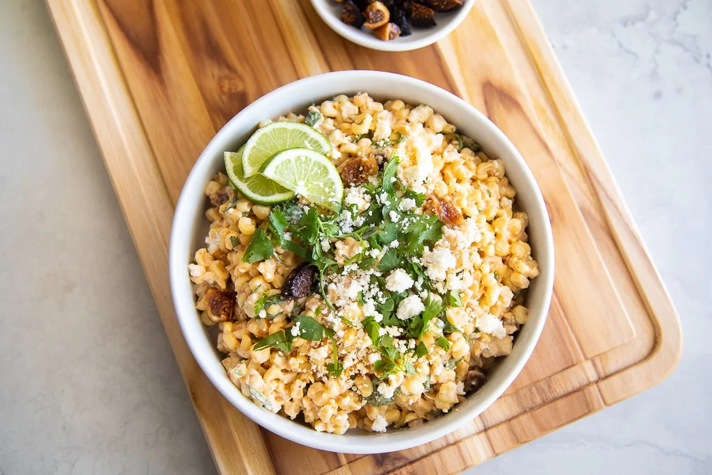 Cheesy Poblano Corn