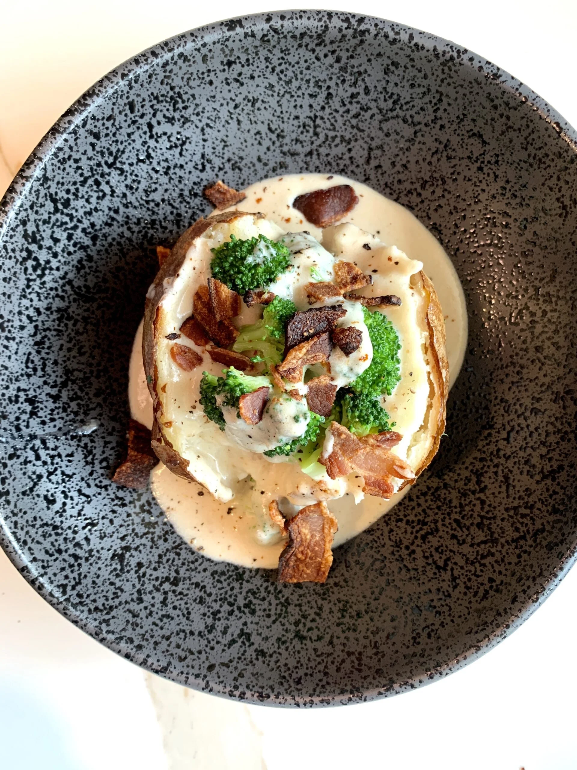 Cheddar Broccoli Baked Potato