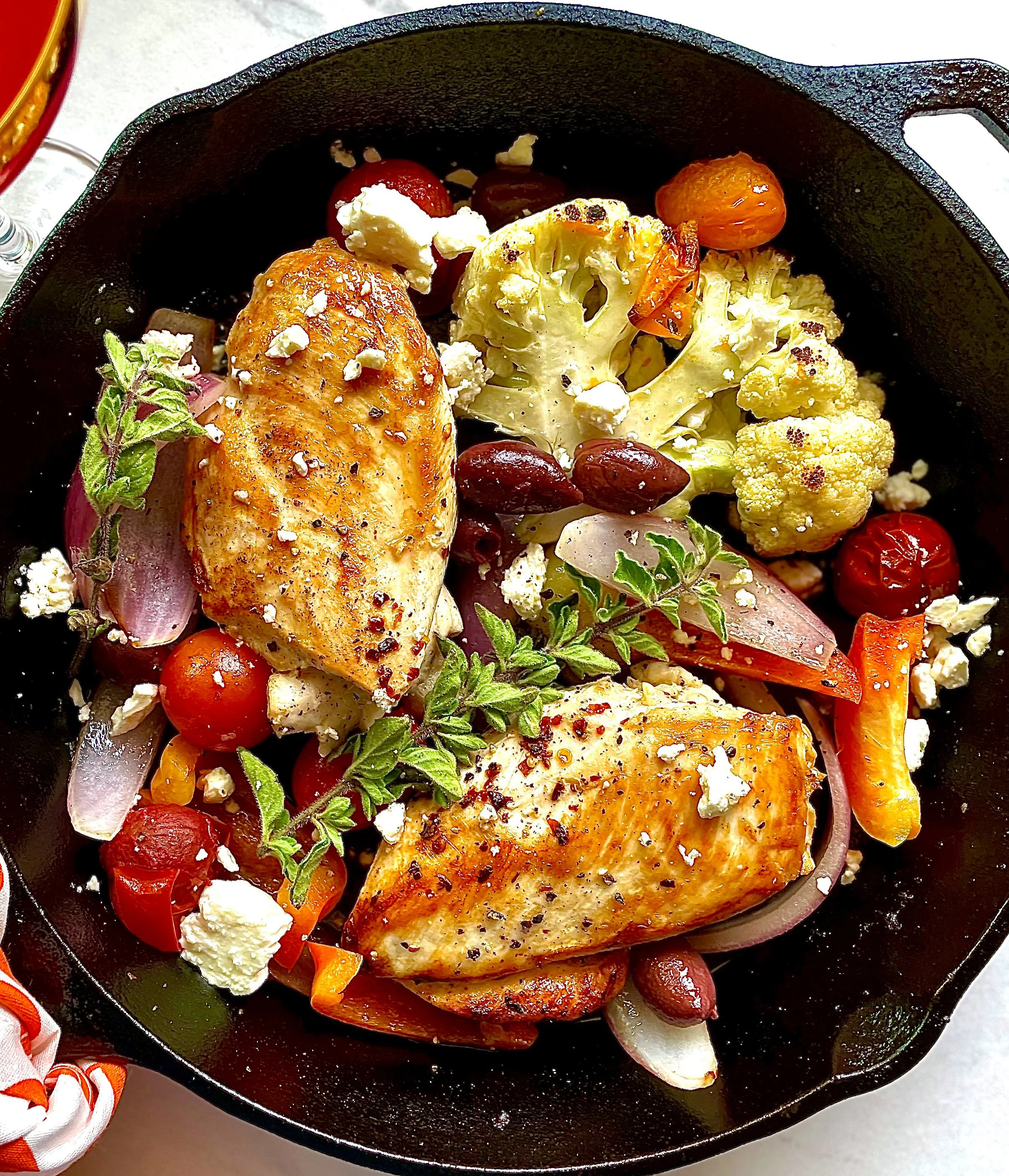 Mediterranean One Pan Chicken