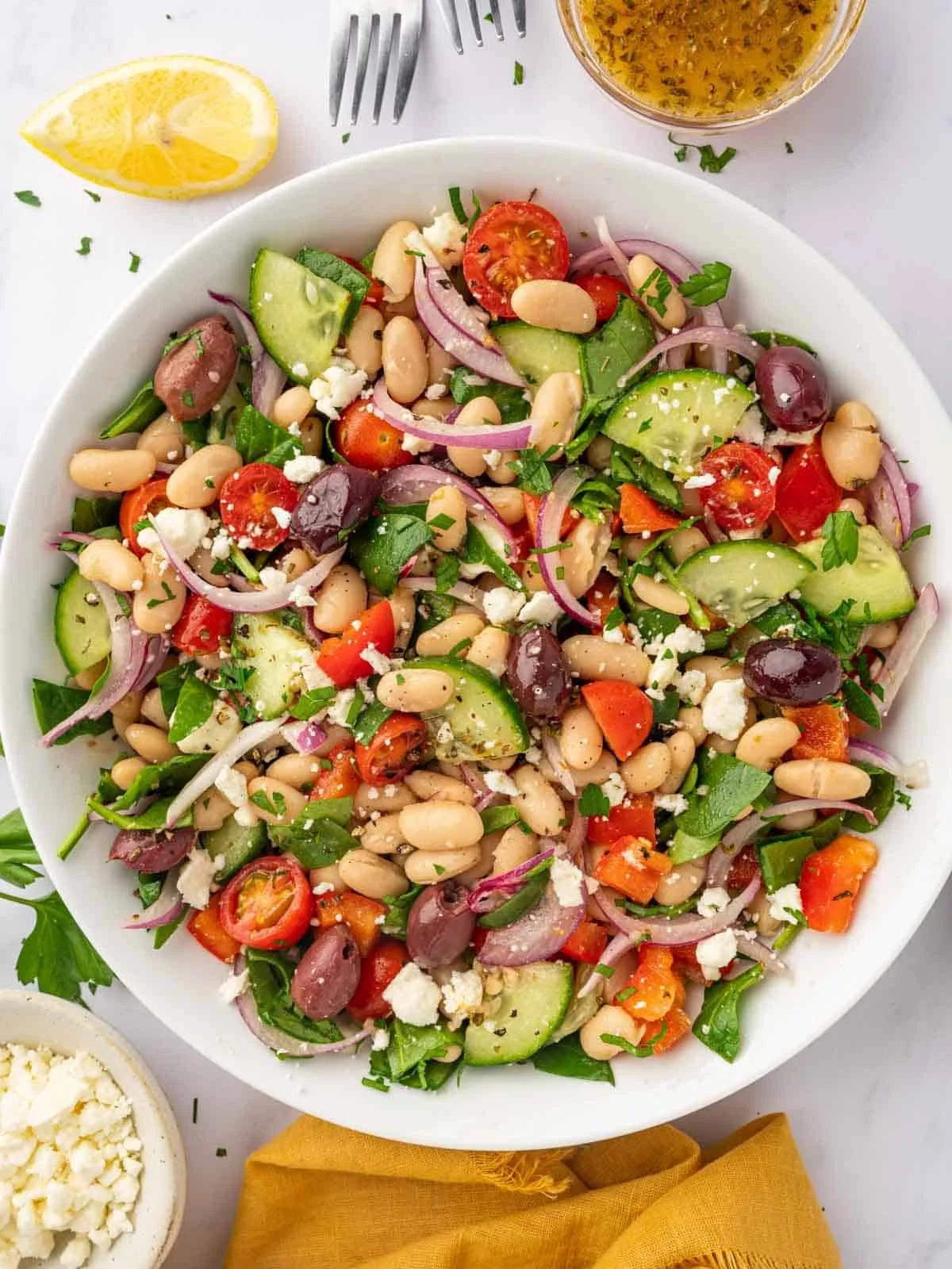 Mediterranean White Bean Salad