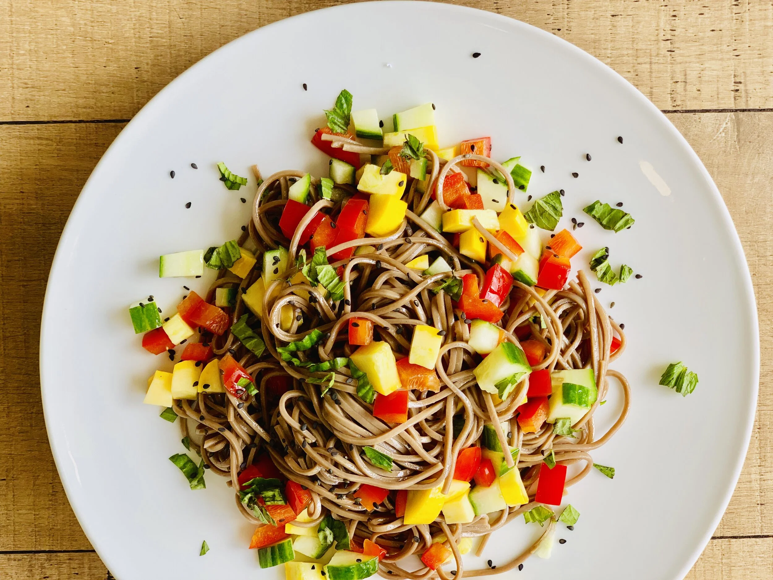 Sesame Soba Noodle Salad