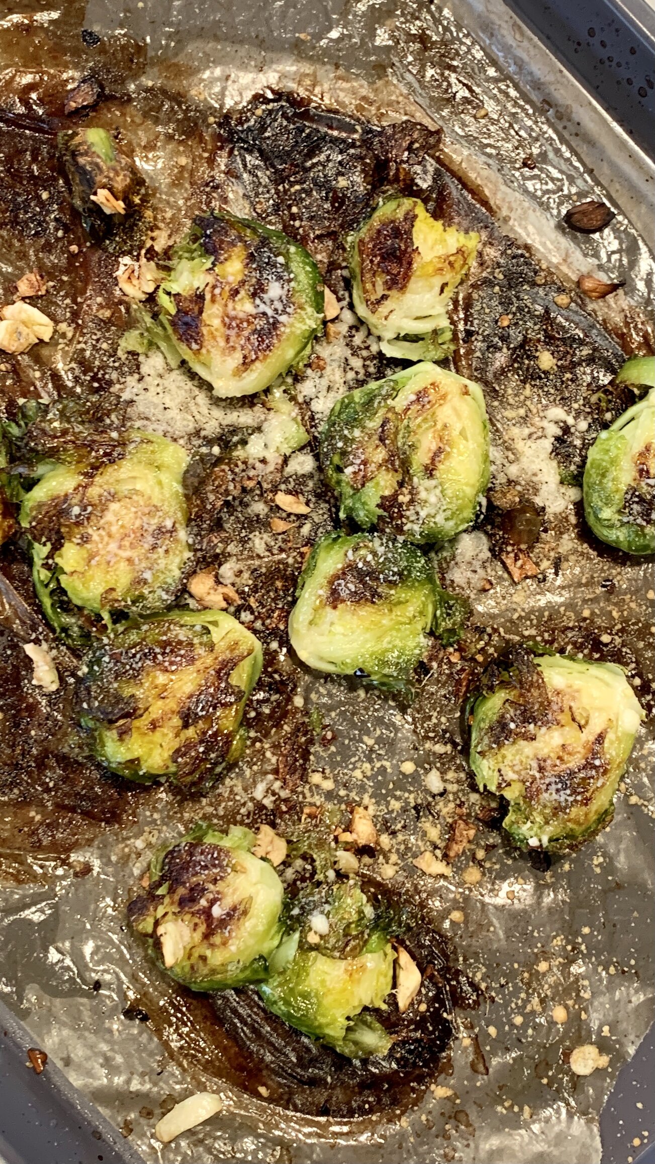 Smashed Brussels Sprouts