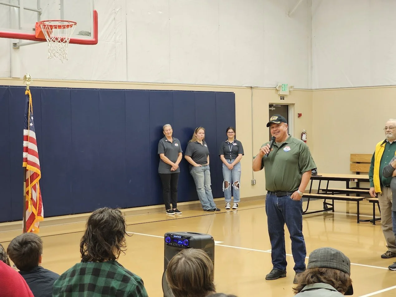Veterans visiting schools