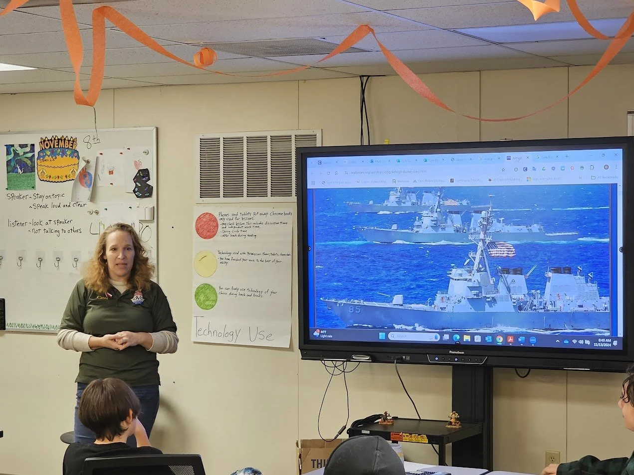 Veterans visiting schools
