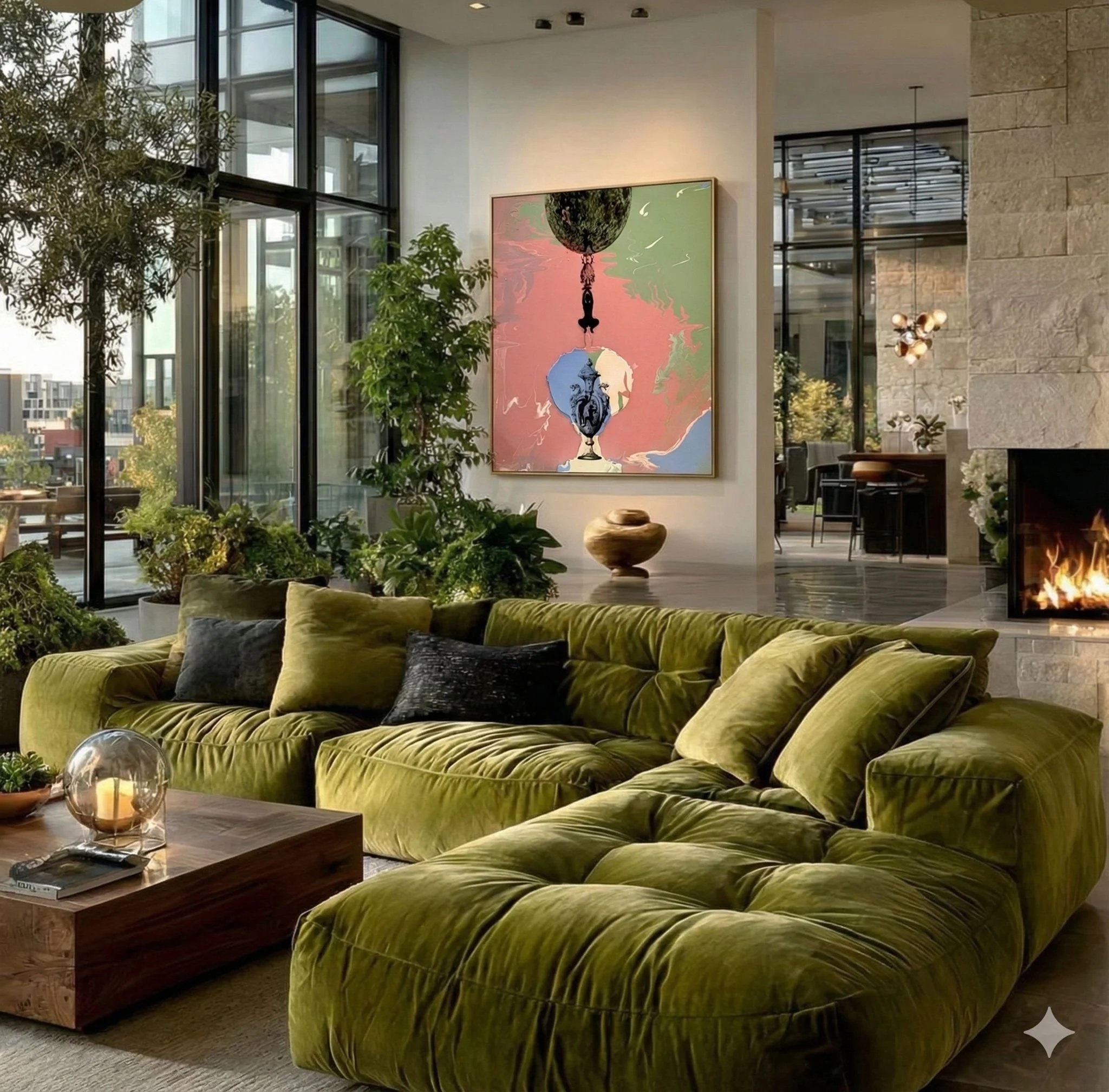 When Chaos Dances with Order, Space Becomes Life.        