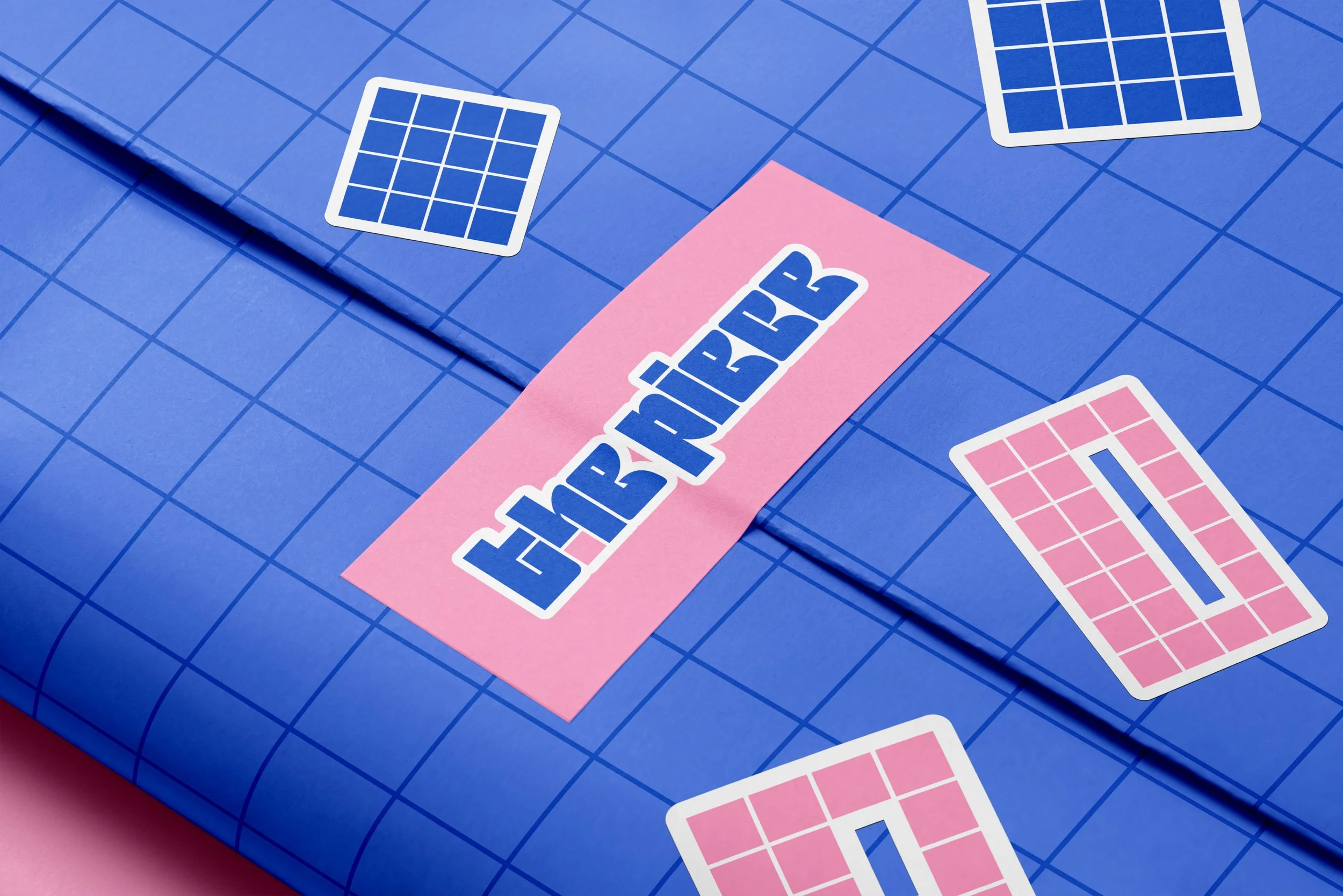 Brand packaging mockup for The Piece