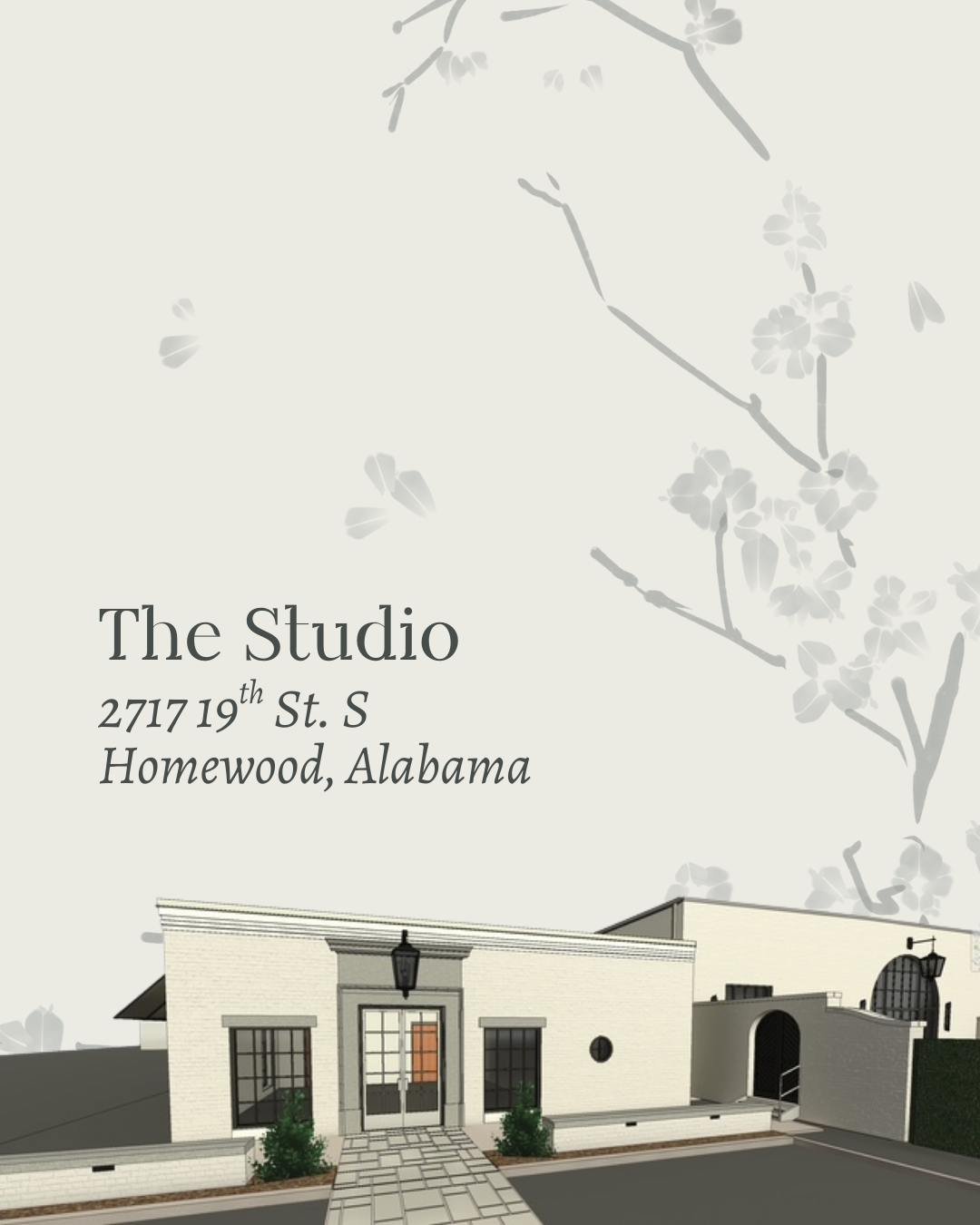 You found us.

The Studio is officially located at 2717 19th St. S in Homewood, nestled right between the Farrell and Christopher Glenn. Easy to find, hard to forget, and perfectly placed for your next wedding, non-profit, or corporate event. 

What 