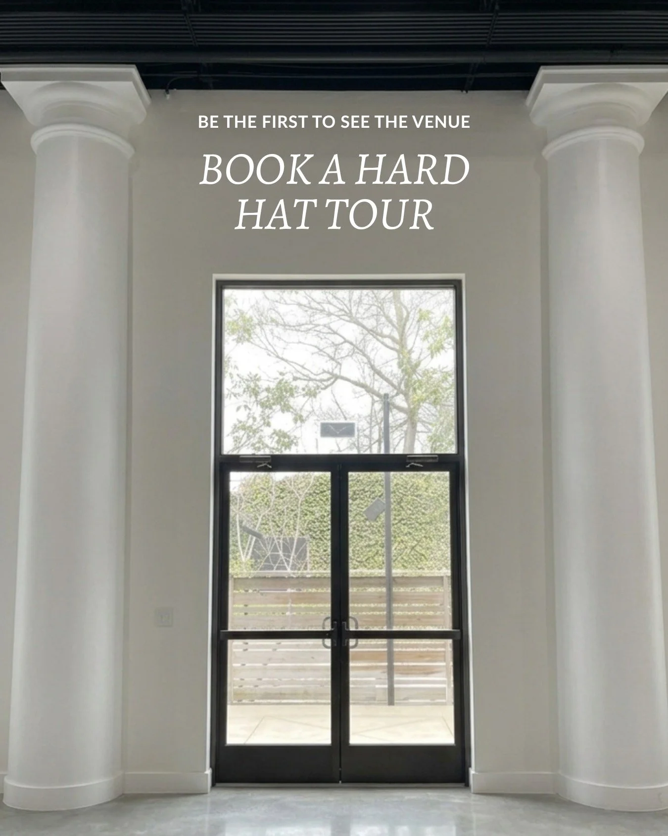 Want to be one of the first to see The Studio in-person? ✨

Hard hat tours are available starting May 18th to see how The Studio can fit the vision of your event.

Schedule your tour today at the link in our bio. We can't wait to welcome you! 

#Robi