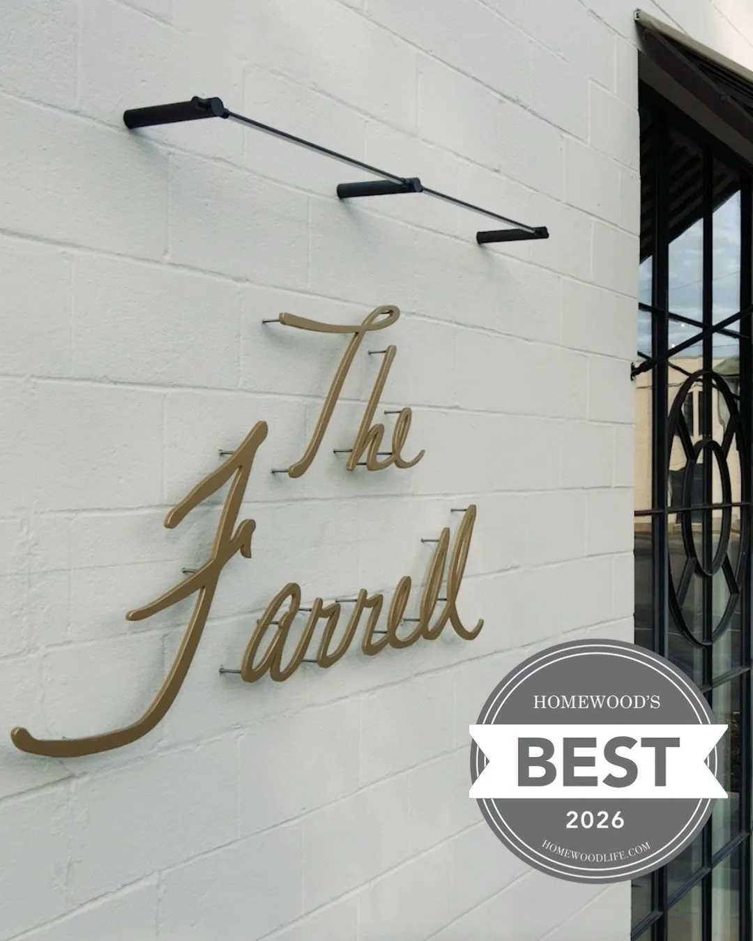Thank you, Homewood! 

We're so grateful to share that The Farrell won Homewood's Best Event/Wedding Venue 2026. Thank you to everyone who voted for us and for trusting us with your most important moments 🤍