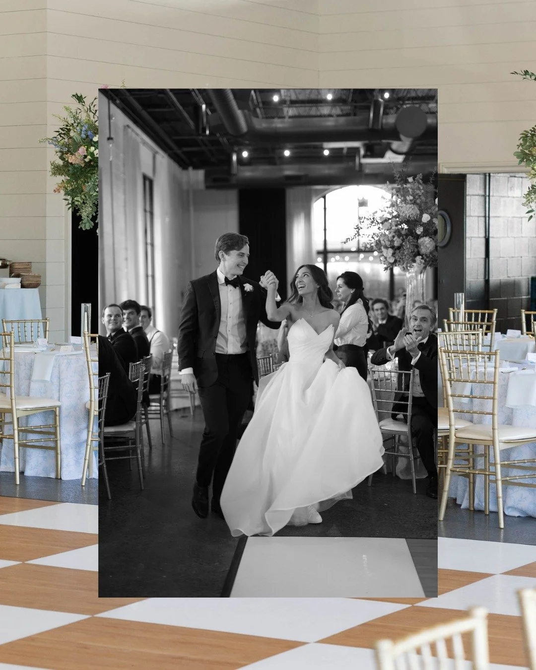 Tasteful simplicity was in the air at Campbelle and Wright's wedding back in February 🫶

The Farrell looked particularly bright with white and light-blue linens and soft green bouquets. 

A beautiful example of how sometimes less truly is more. You 